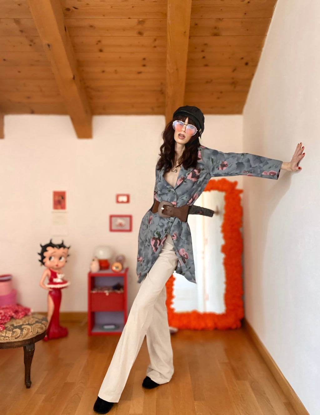 Blazer floreale leggero