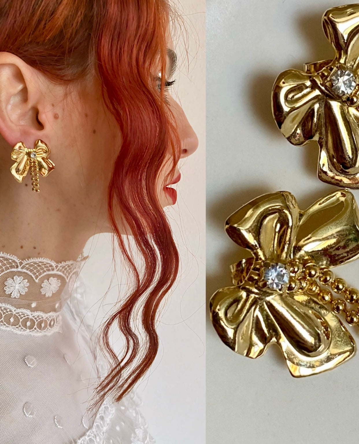 Dolcezza orecchini a fiocco