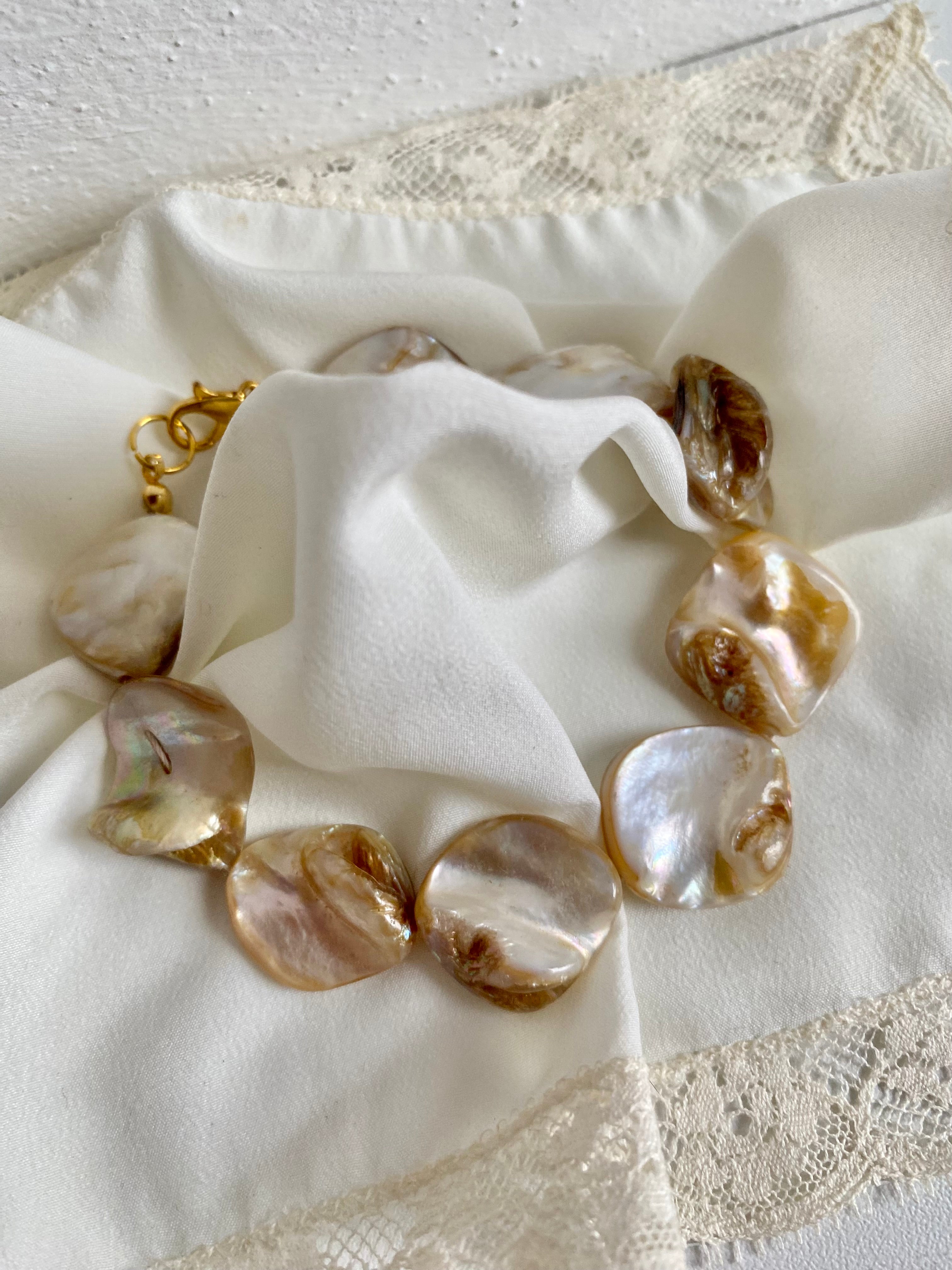 MAREA Parure in pura madreperla