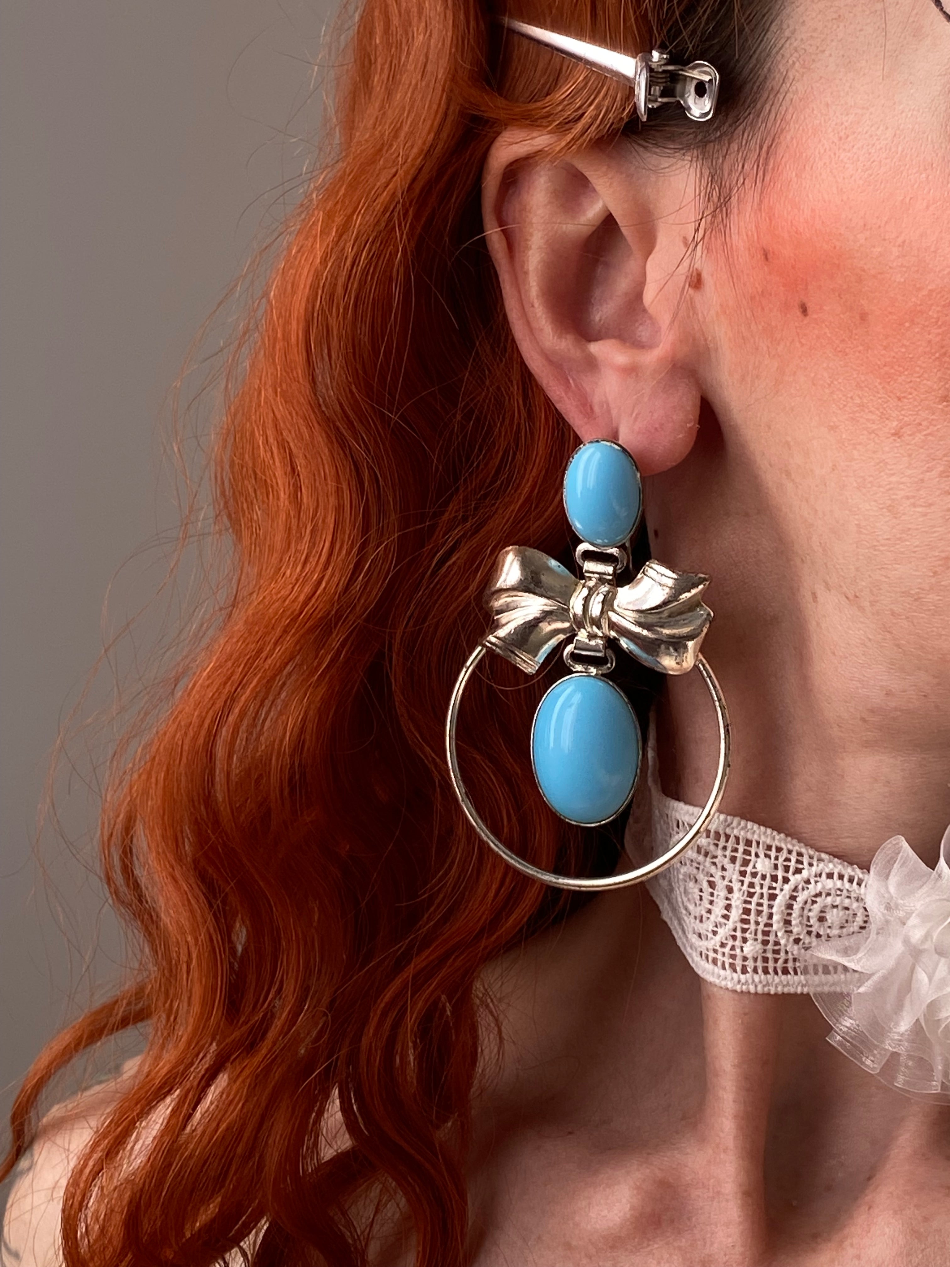 Maxi orecchini a fiocco