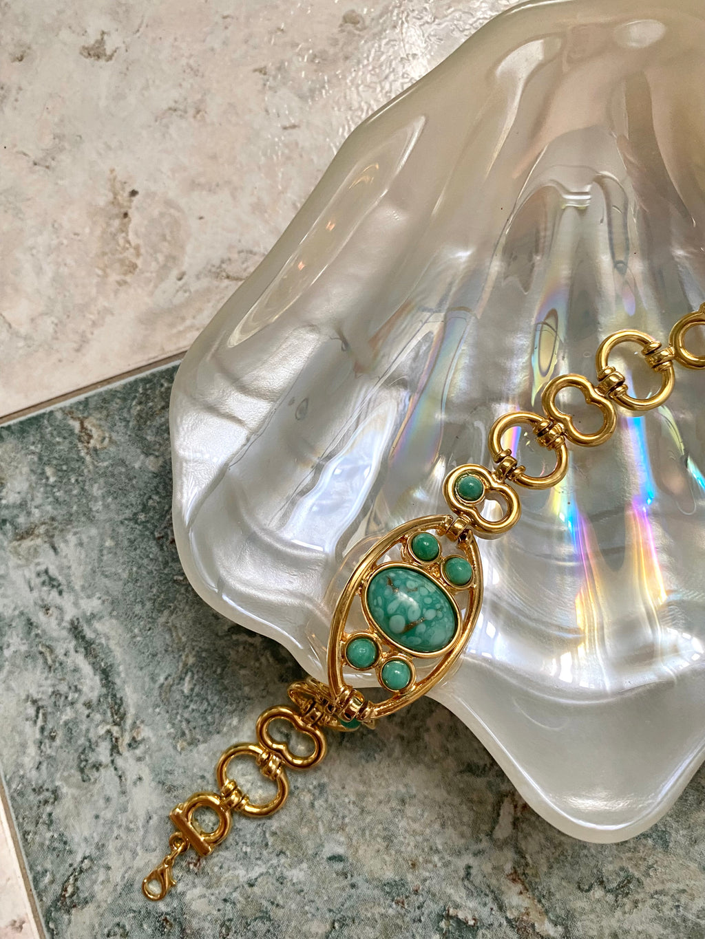 PARTENOPE bracciale smeraldo