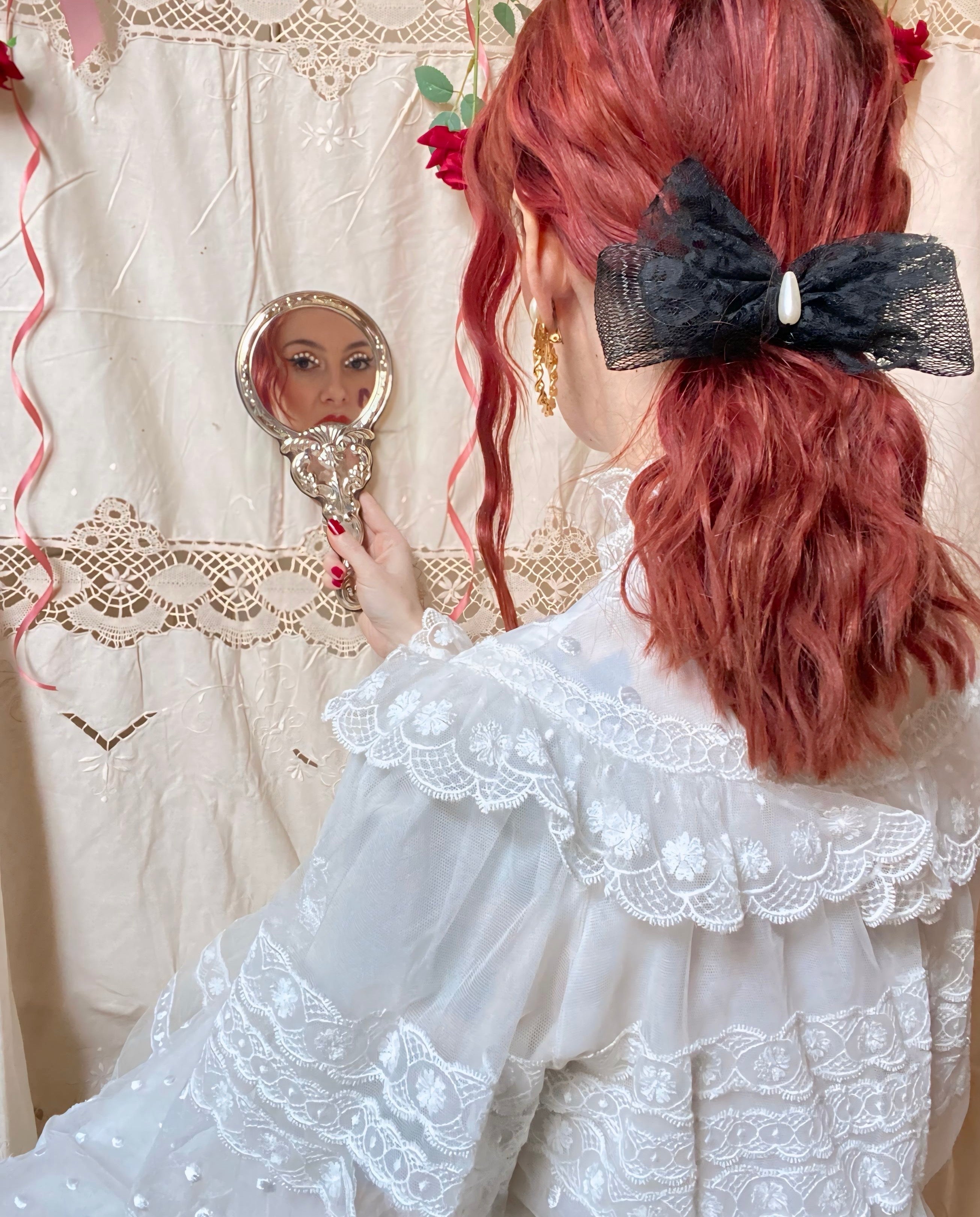 Fermaglio fiocco per capelli