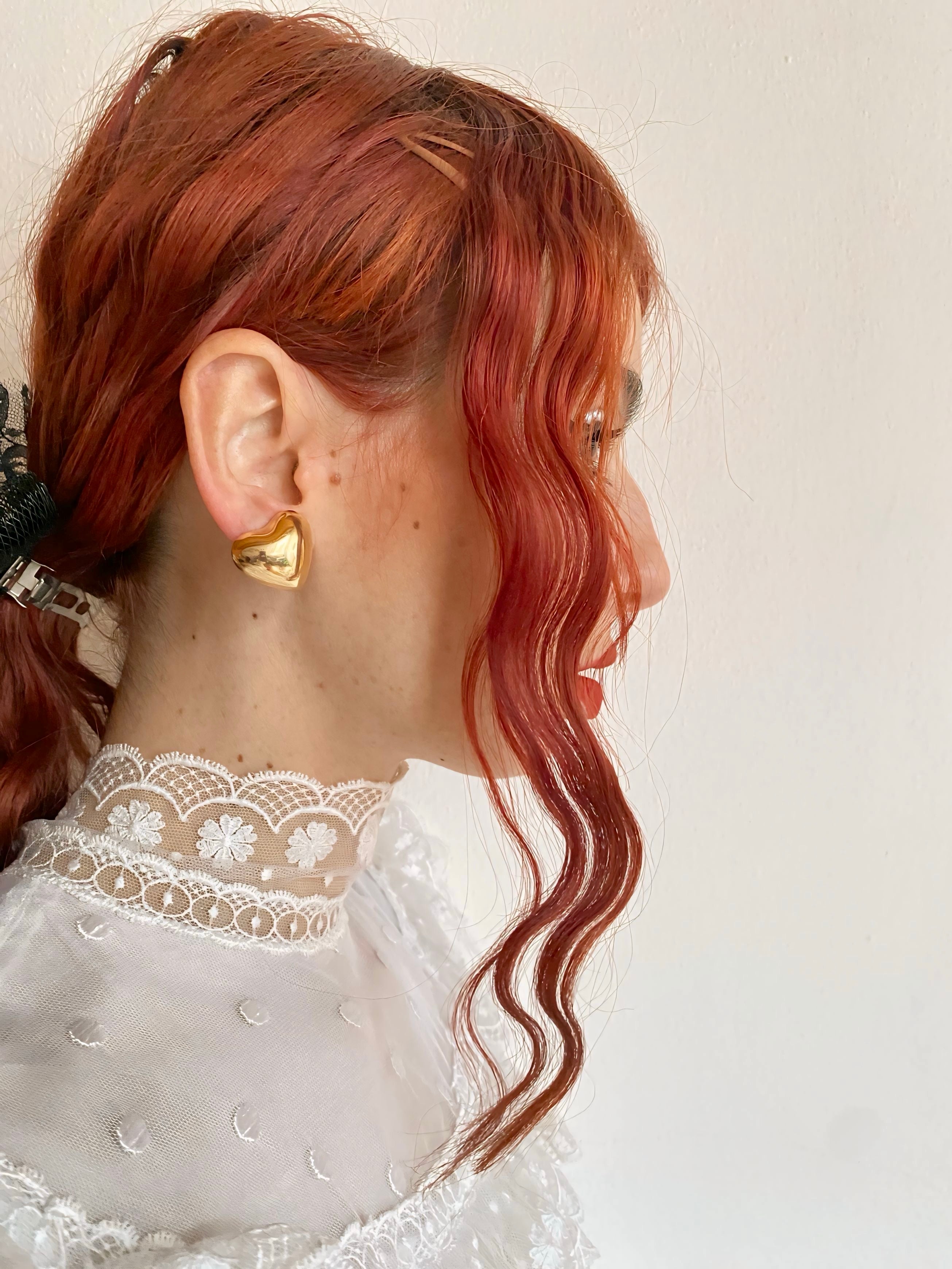 Amore, unico amore orecchini a cuore