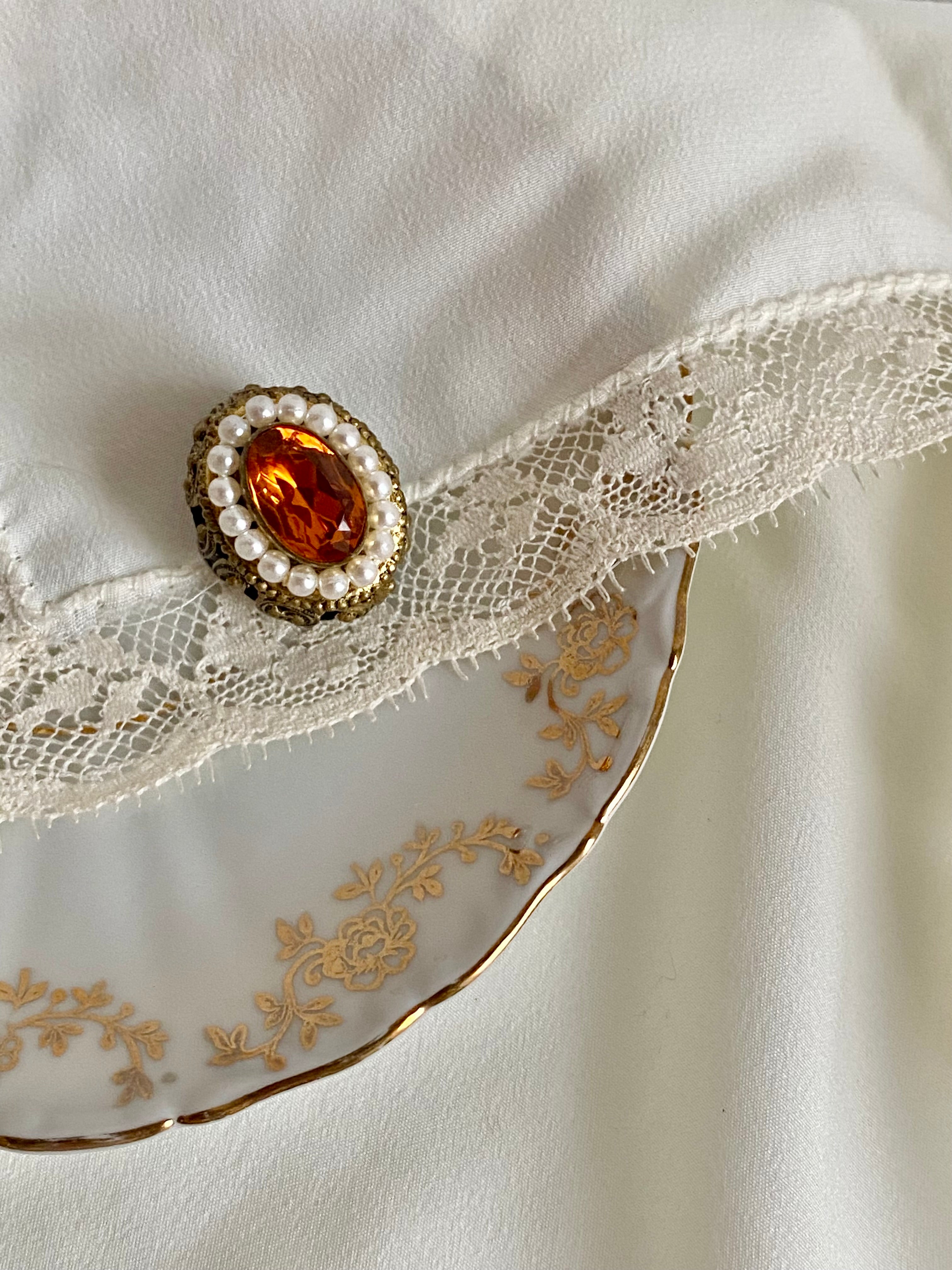 Orecchini a bottone Vittoriani