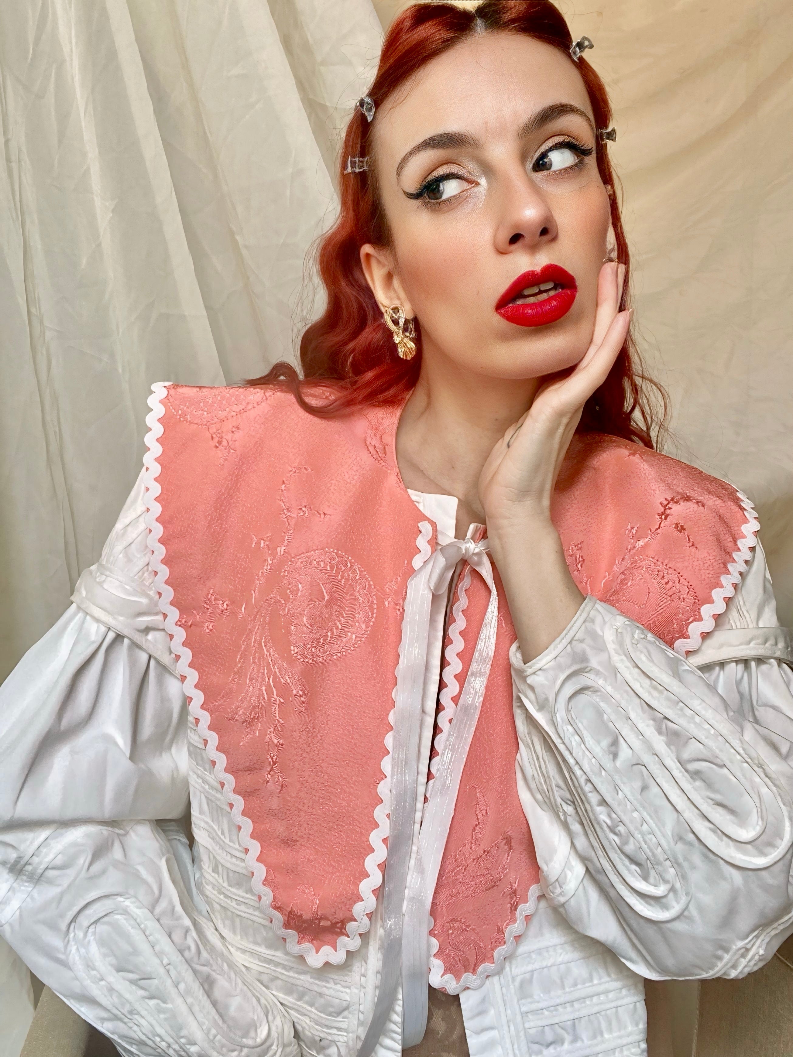 Collier marinara saumon maxi pointu