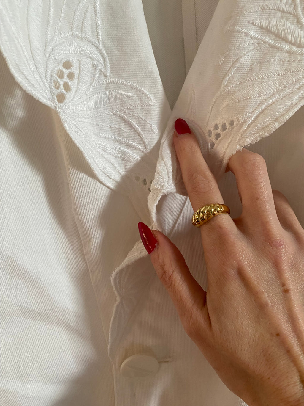 Blusa con colletto alla marinara