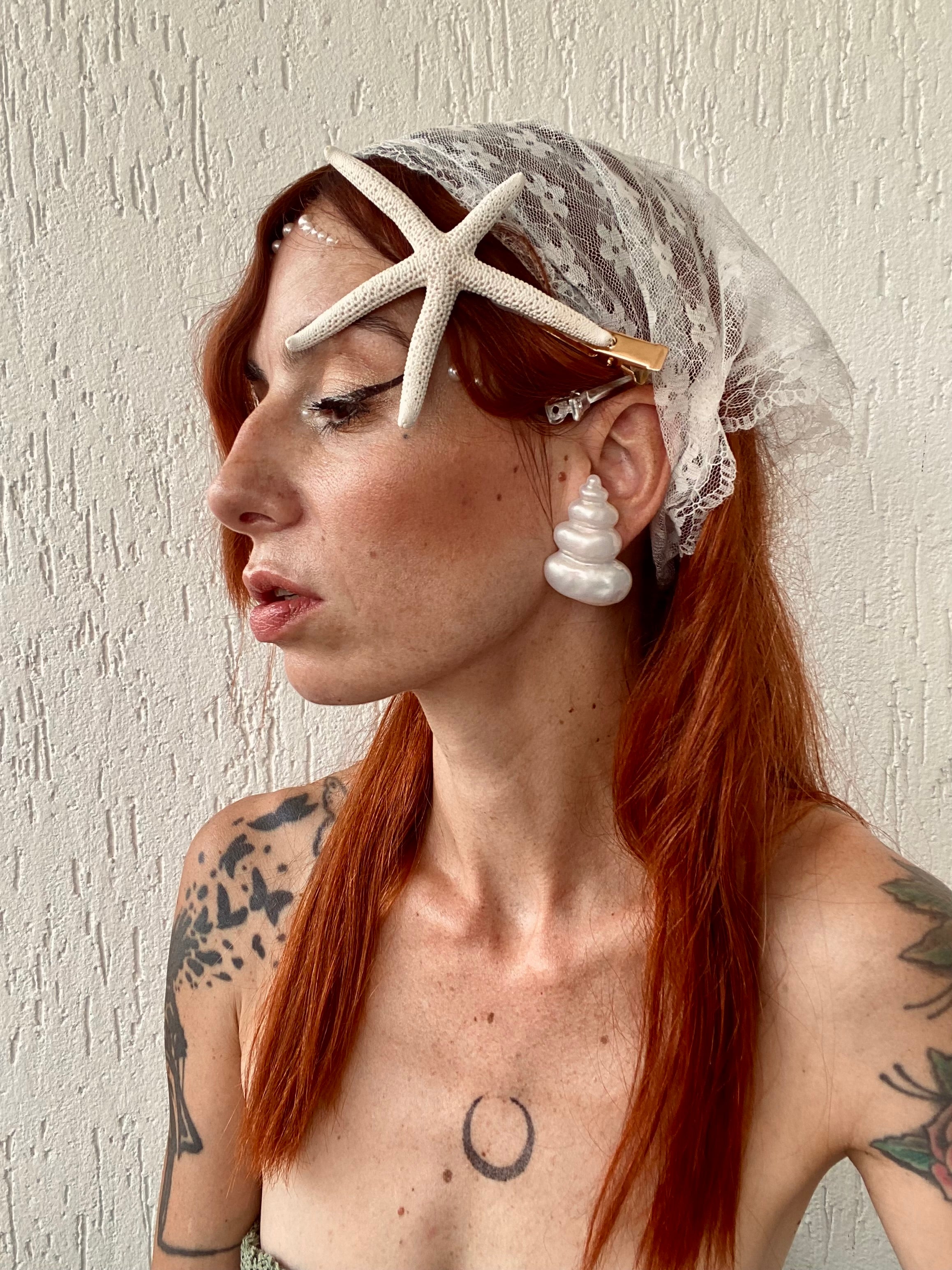 Nausicaa orecchini a conchiglia a clip