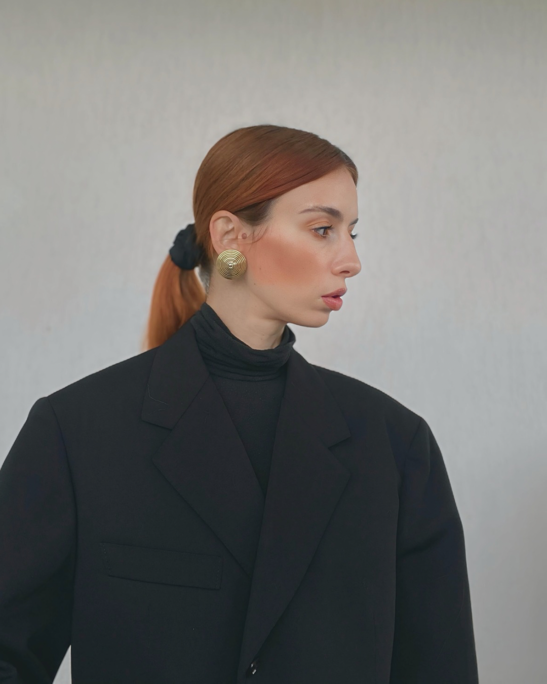 Blazer sartoriale monopetto revers punta di lancia