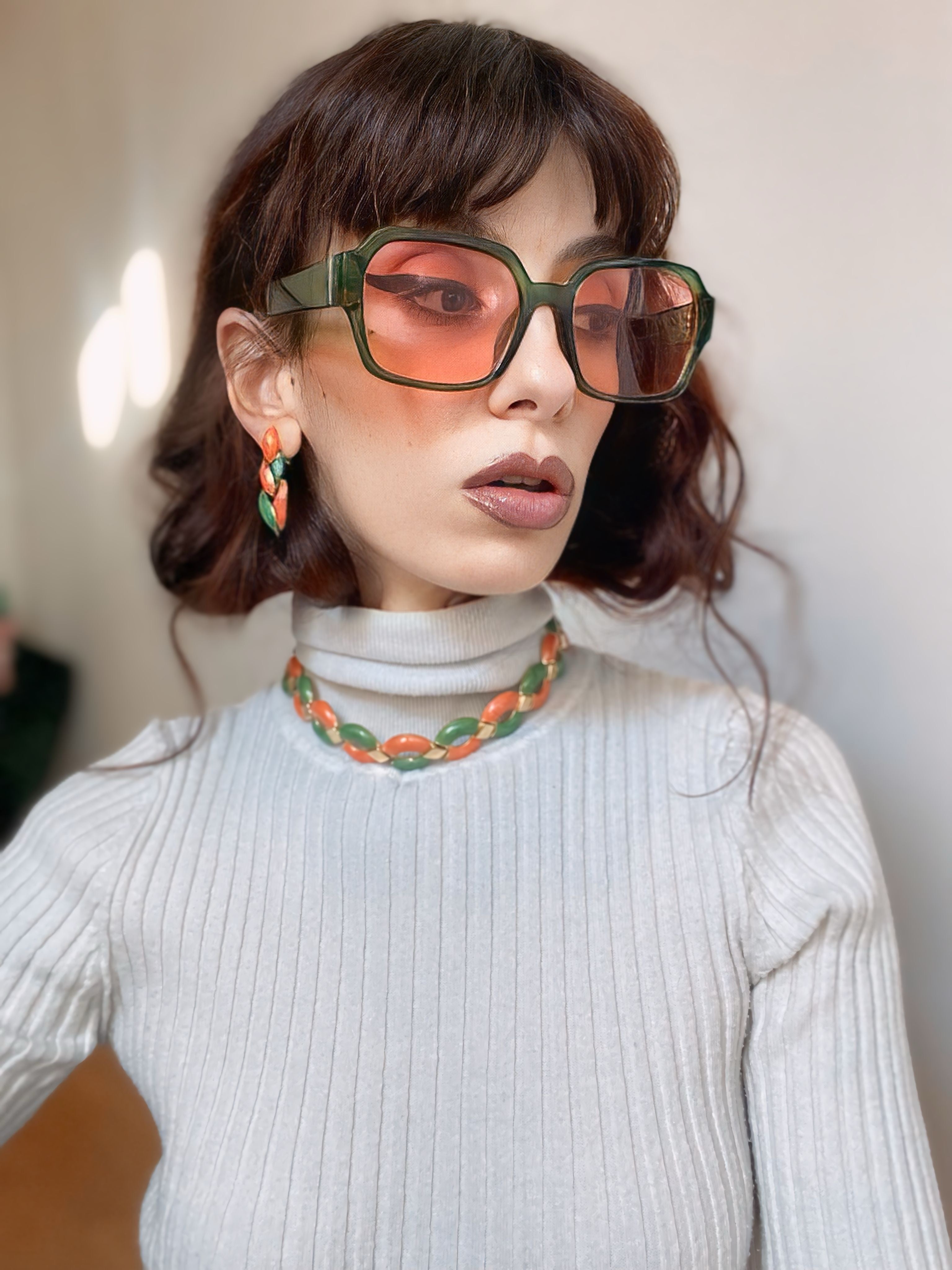 Ensemble émaillé années 60