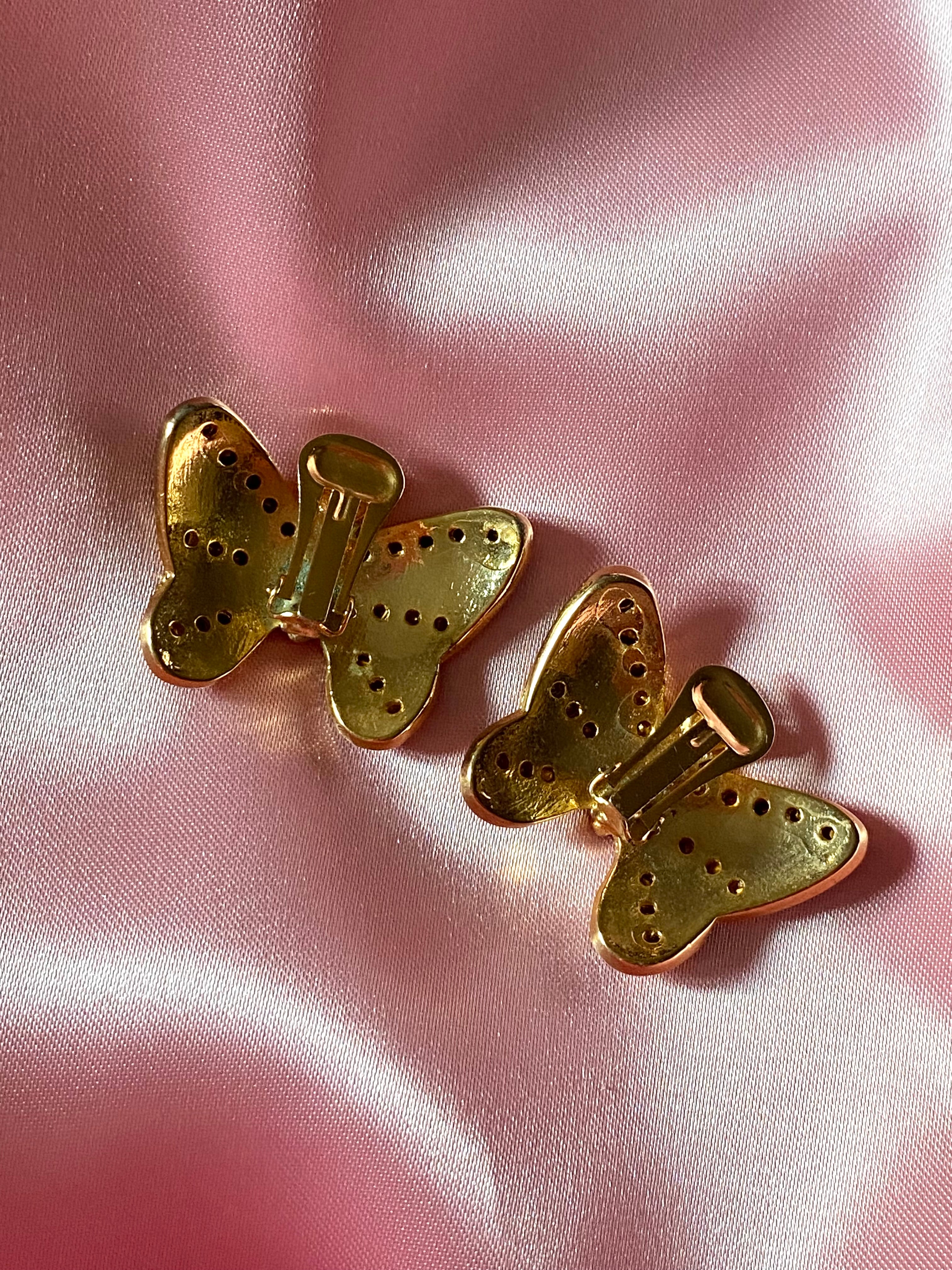 Orecchini a farfalla