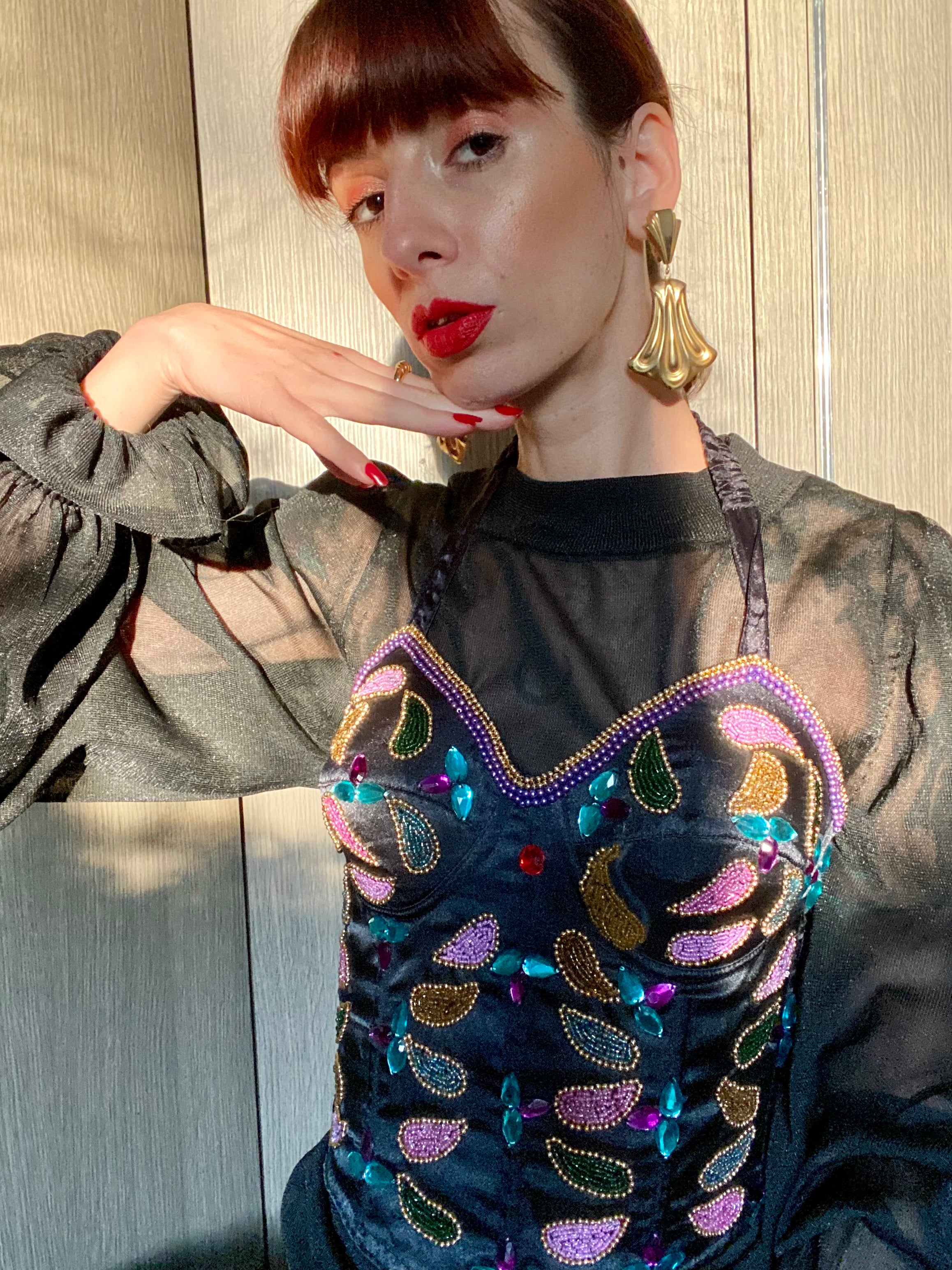 Corset balle avec pierres