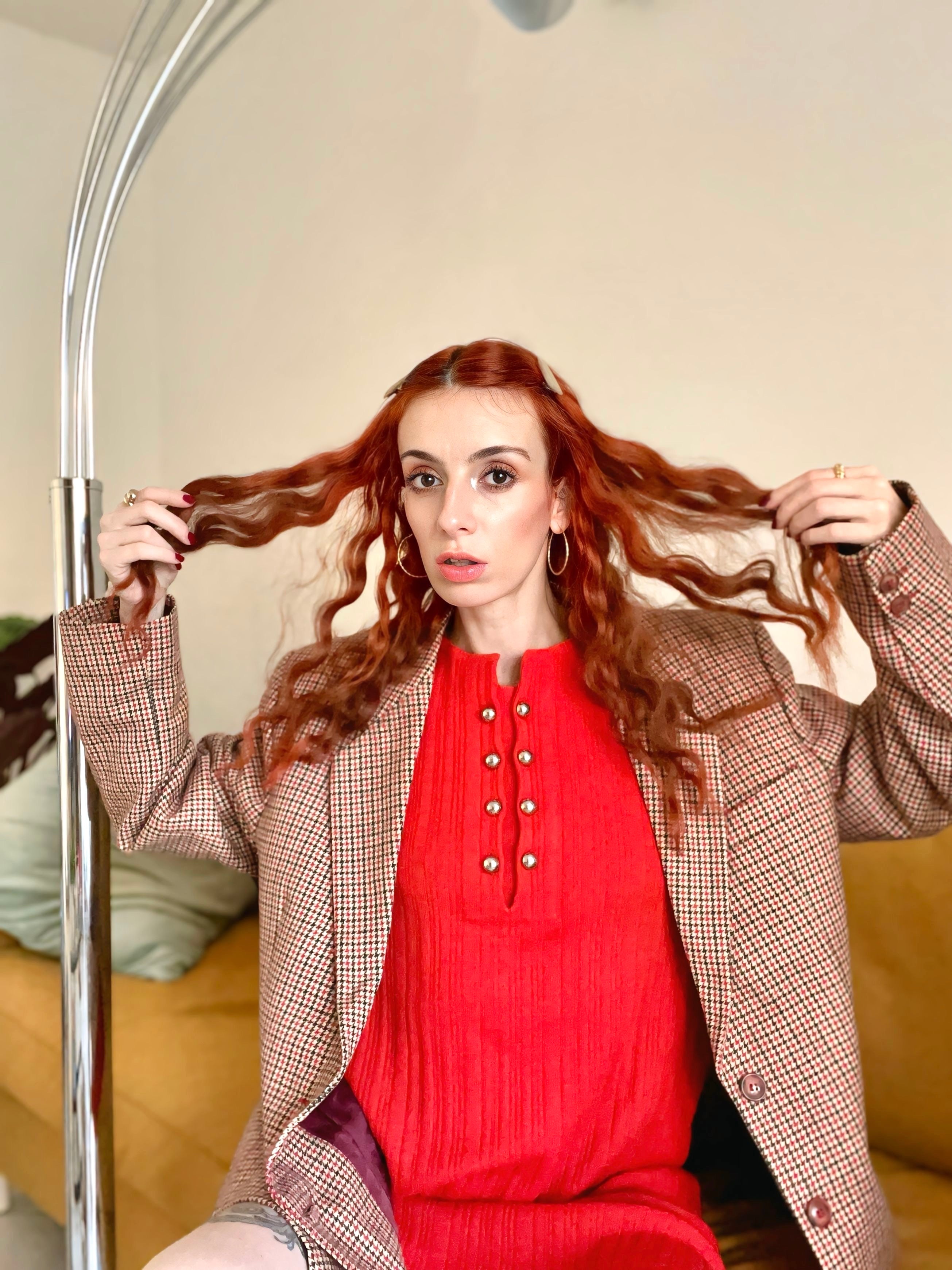 Blazer pied de poule