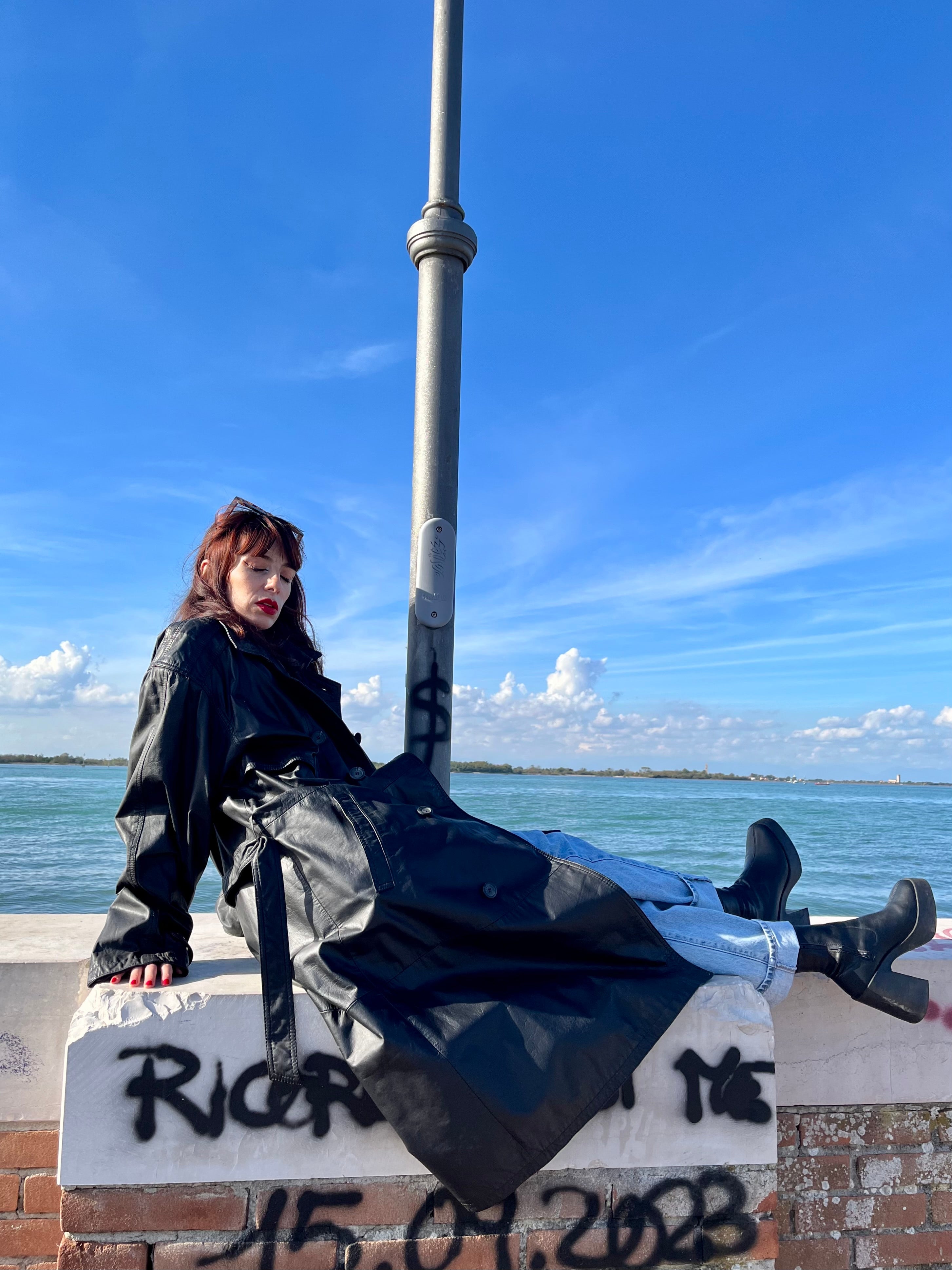 Trench in pelle over