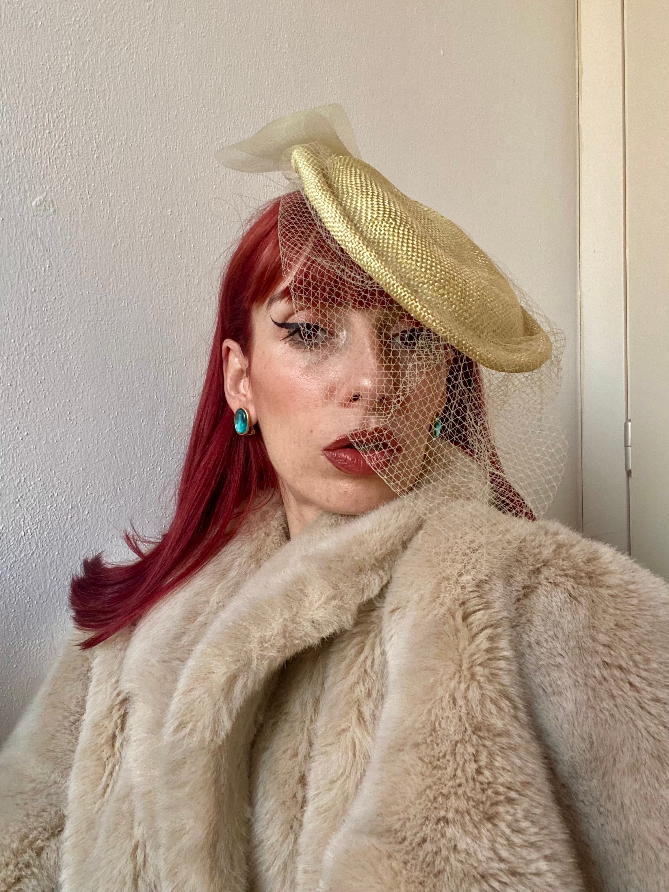 Celeste orecchini a bottone