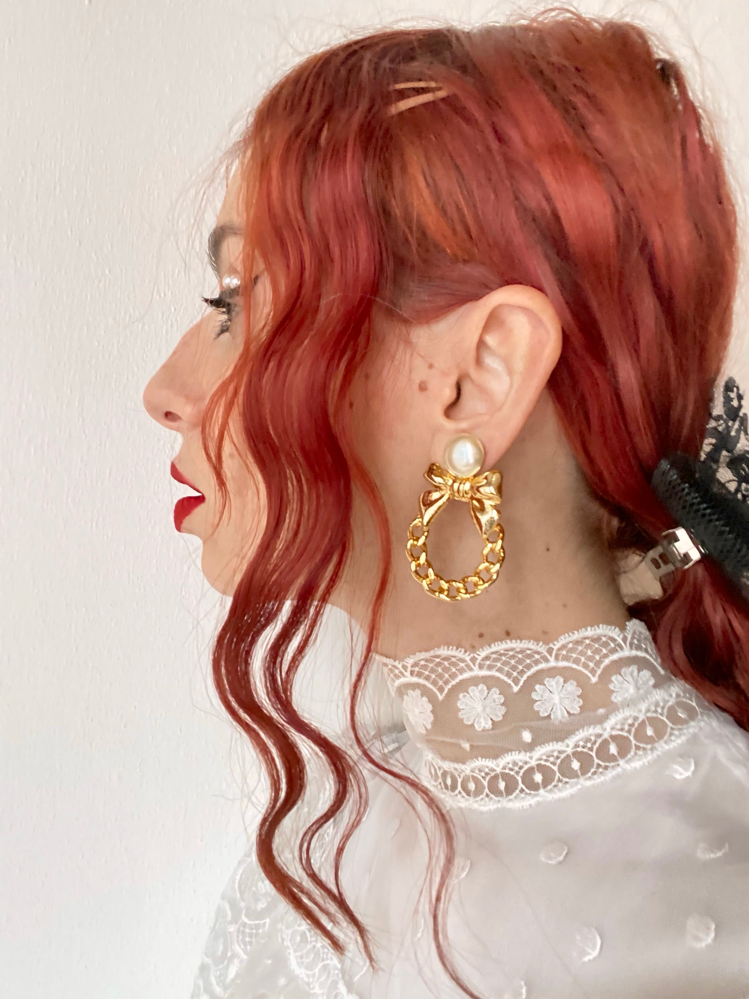 Vorrei che fosse amore orecchini a fiocco