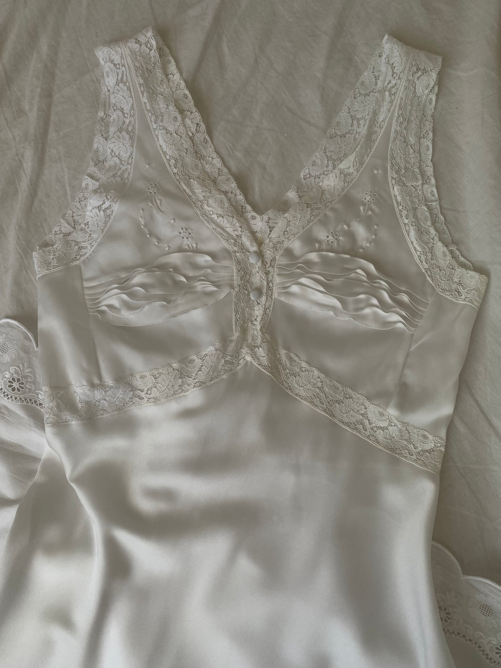 Set sottoveste e vestaglia anni ‘70s