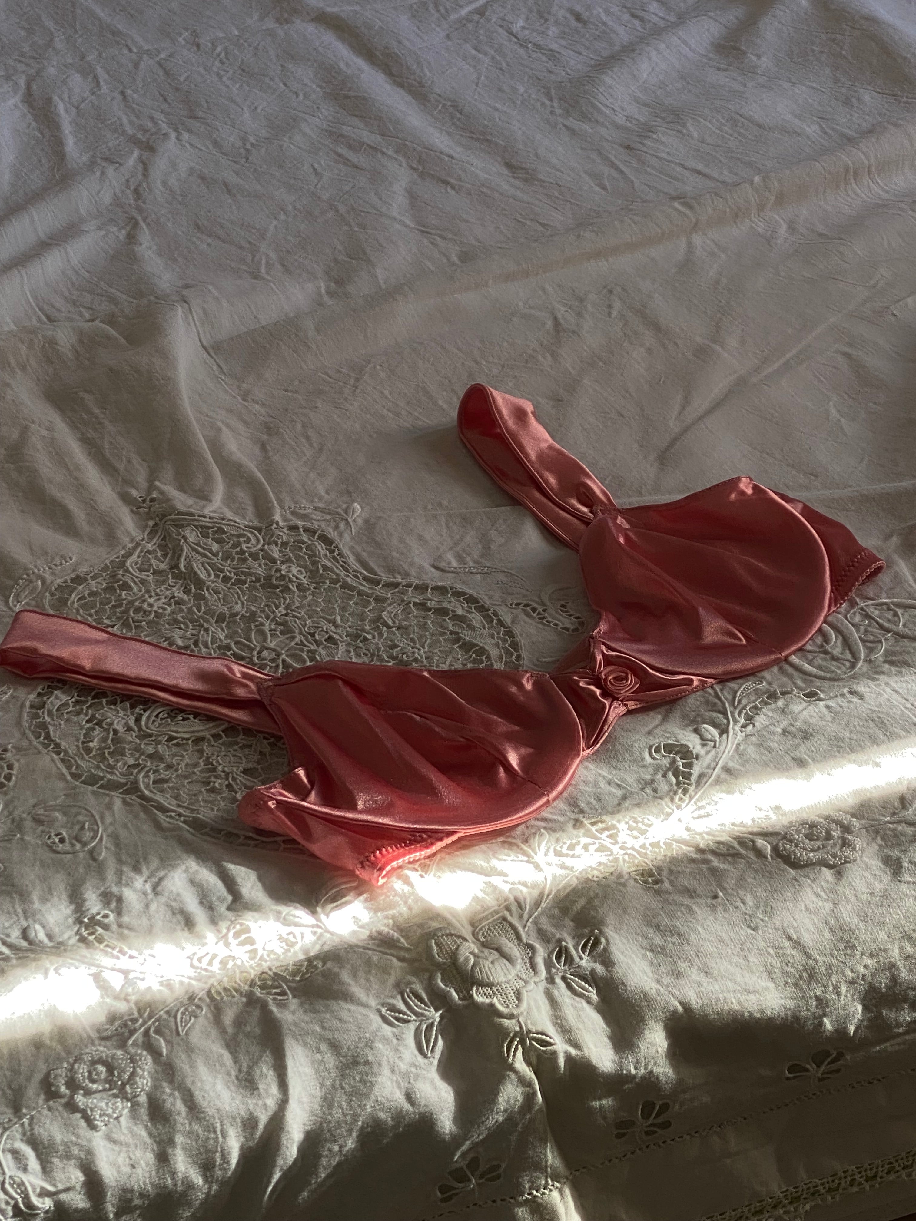 Reggiseno vintage rosa