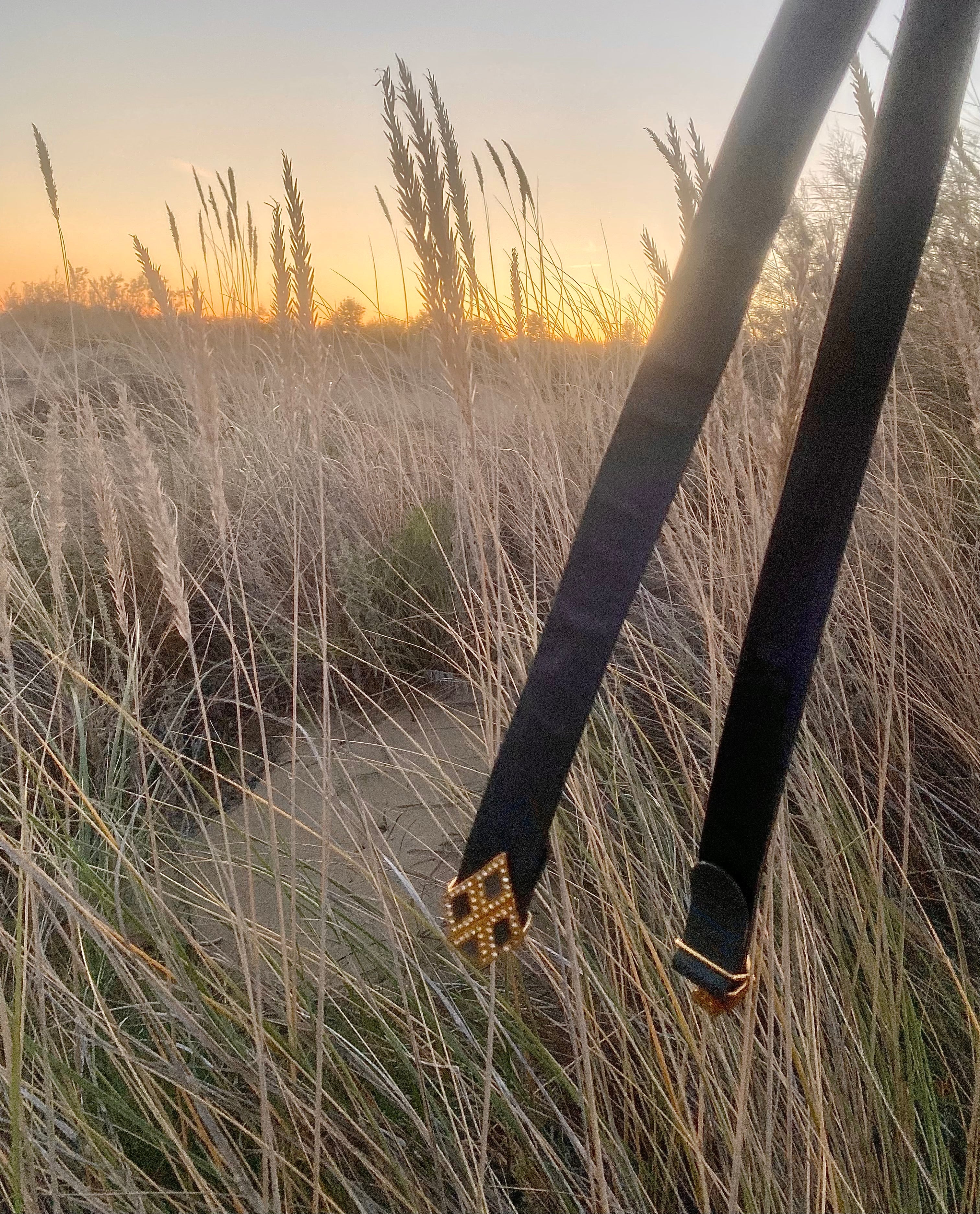 Gioiello cintura in pelle