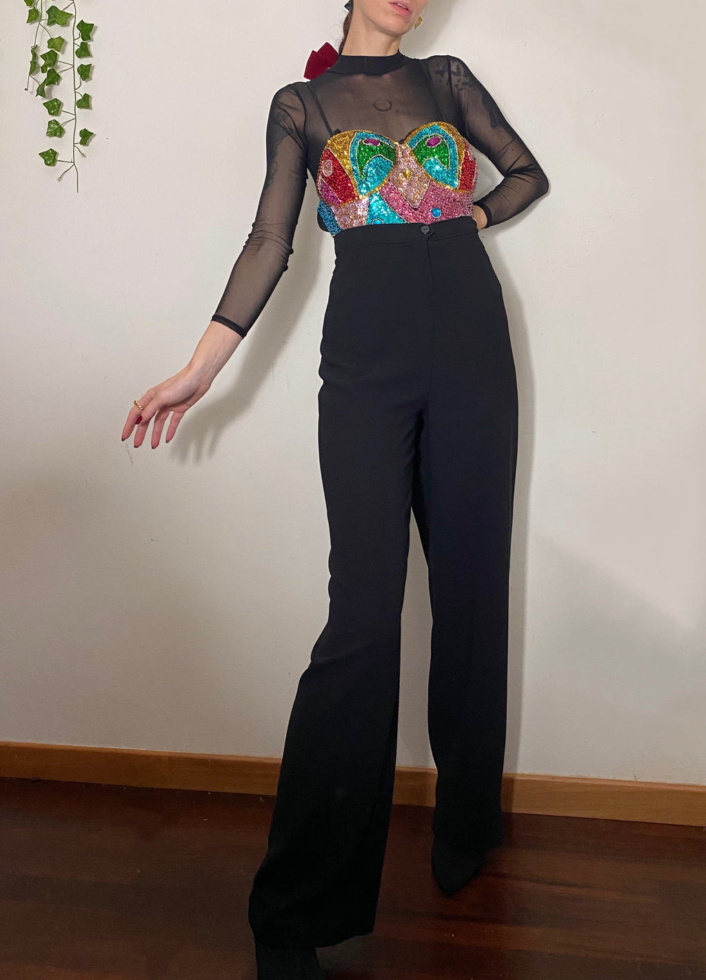 Pantaloni velati eleganti