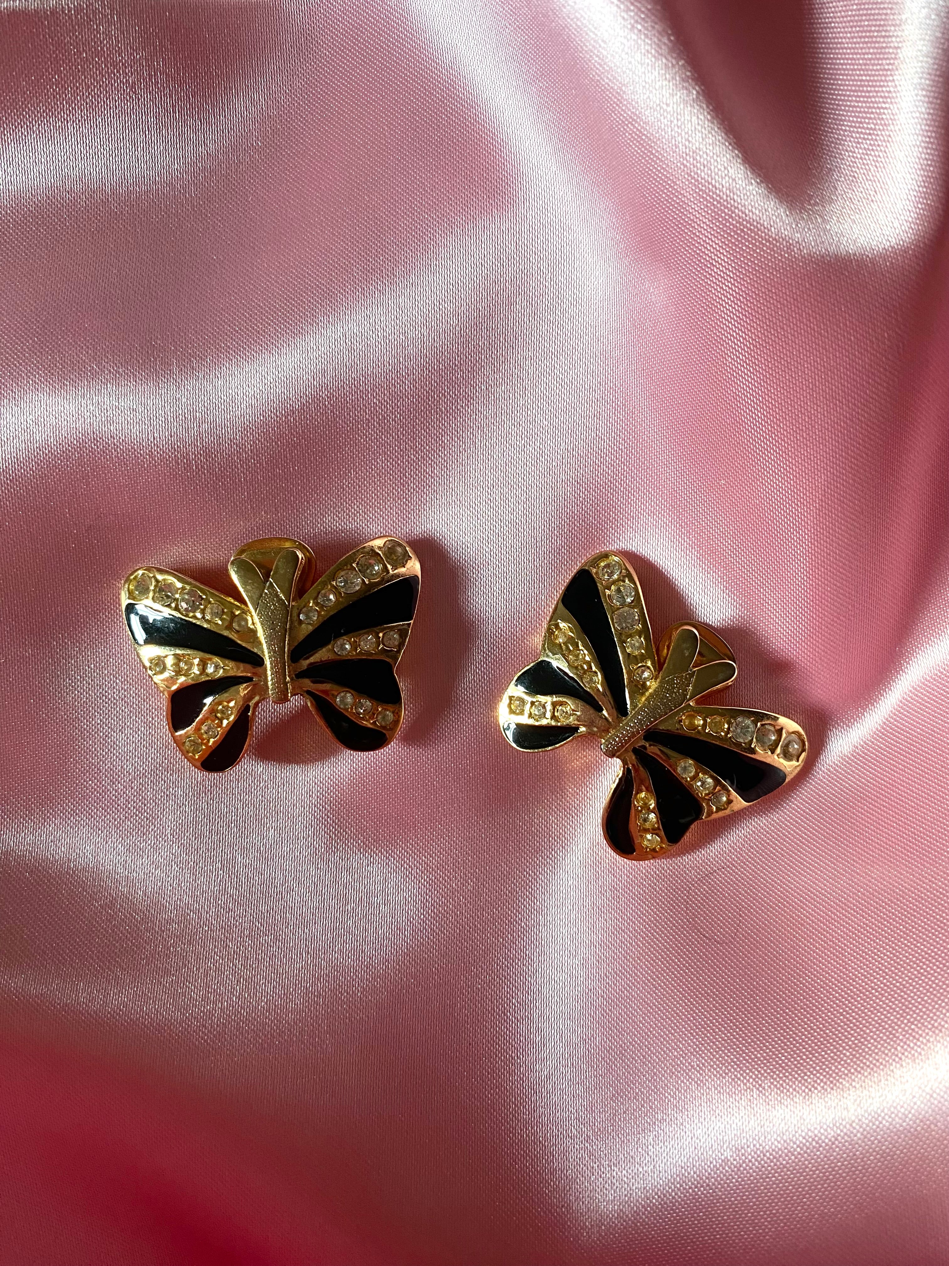 Orecchini a farfalla