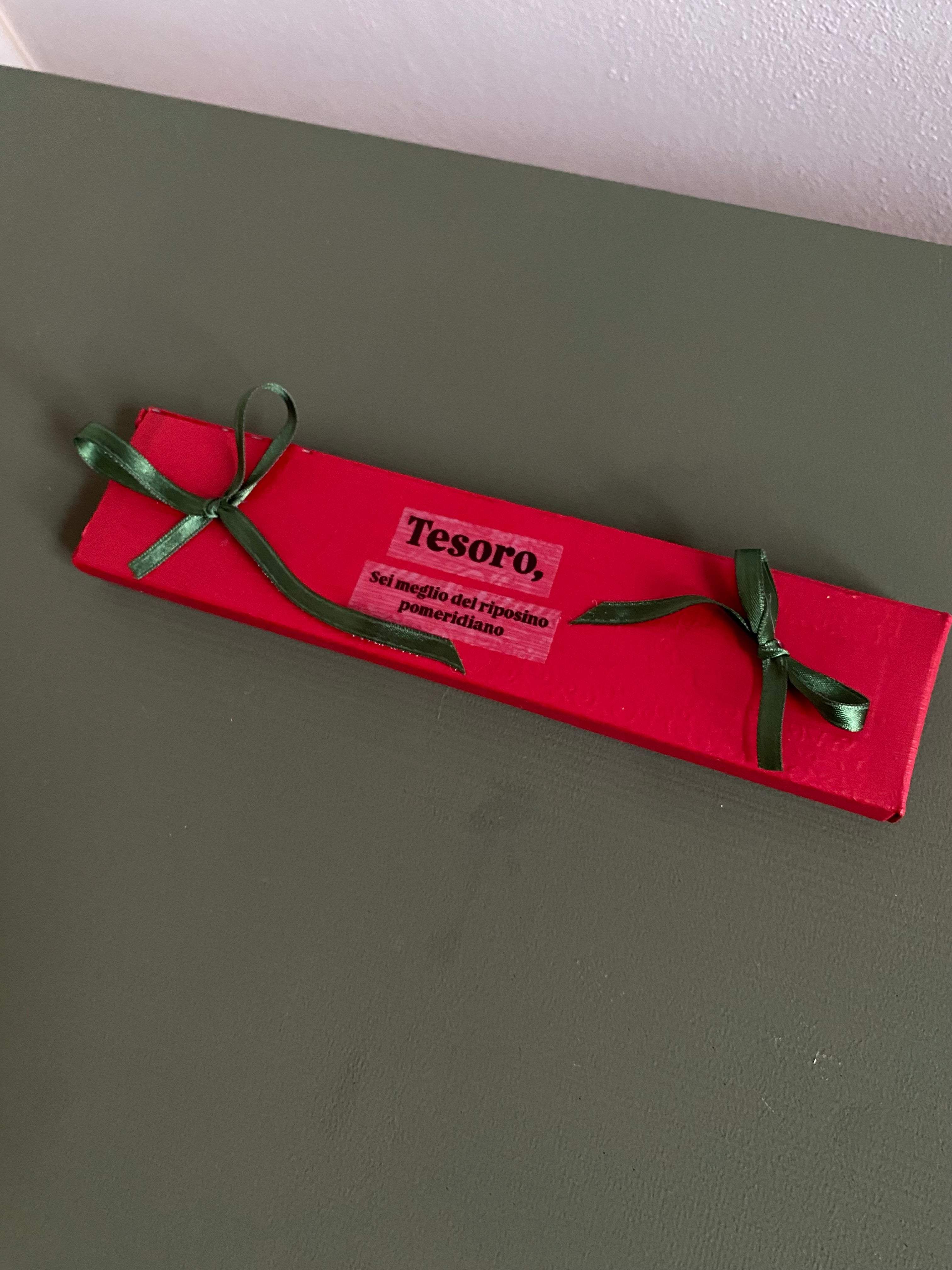 Boite à encens TESORO rouge