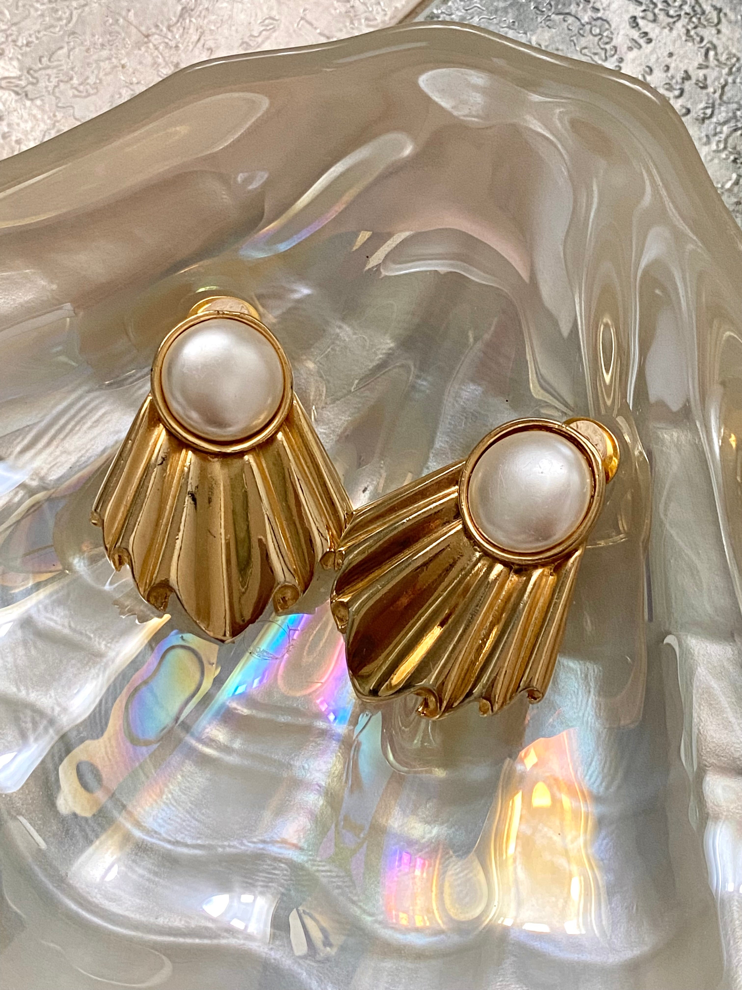 Boucles d'oreilles clips FAN