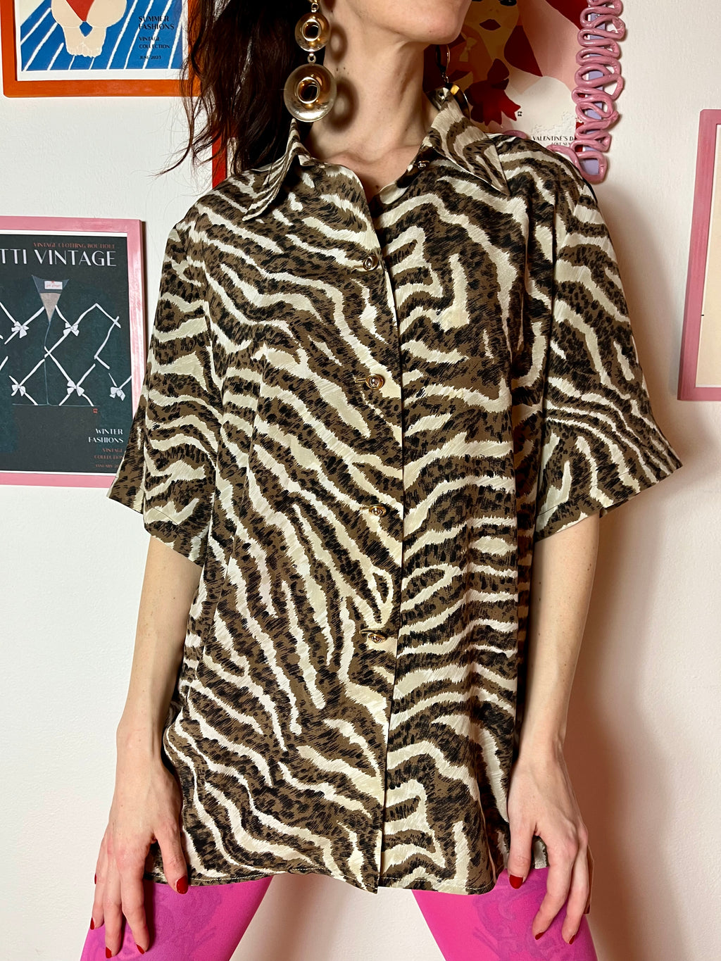 Camicia zebrata