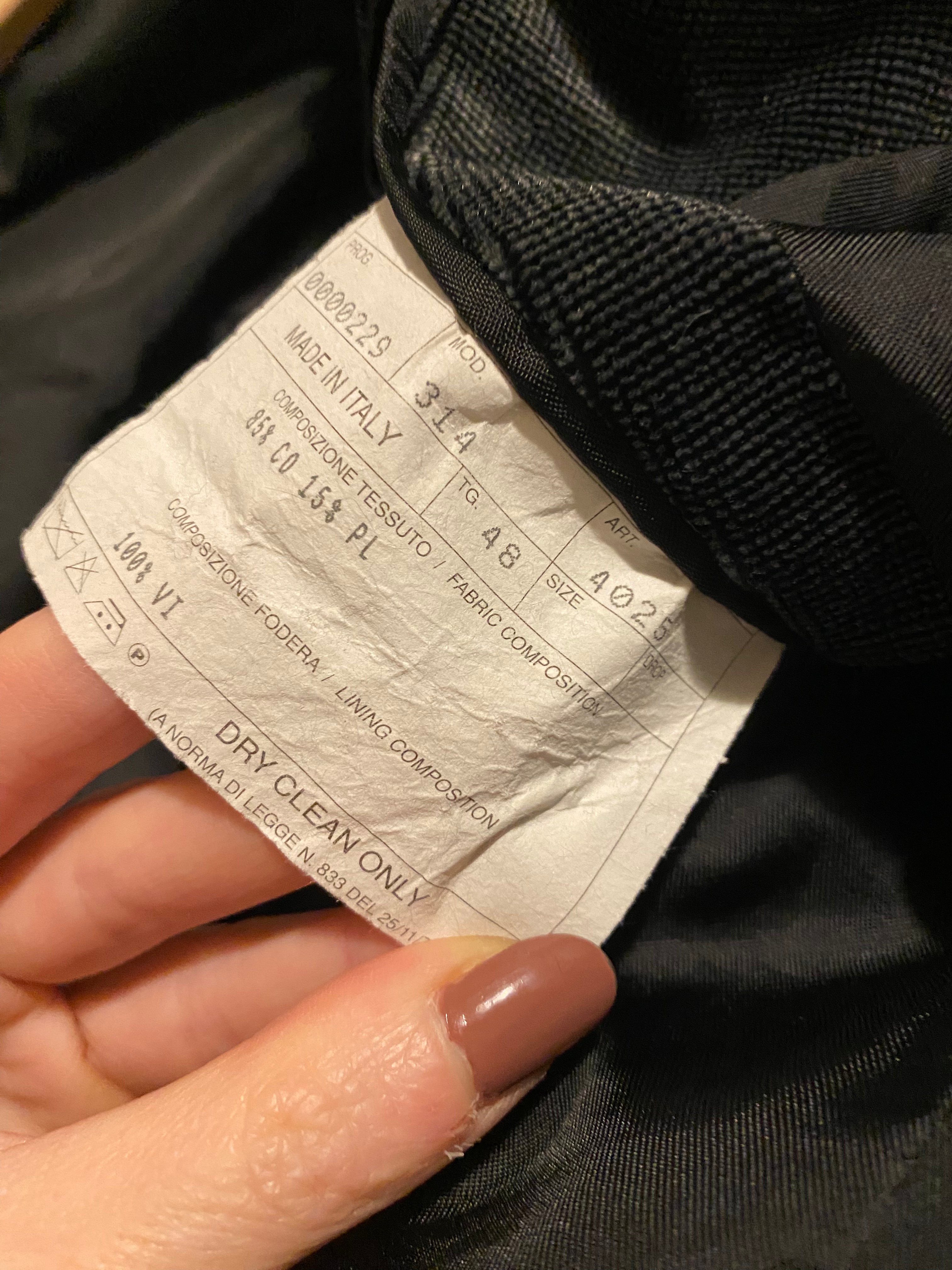 Blazer boxy in velluto monopetto antracite