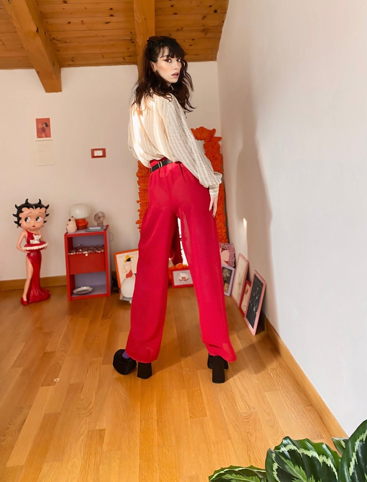 Pantalon transparent