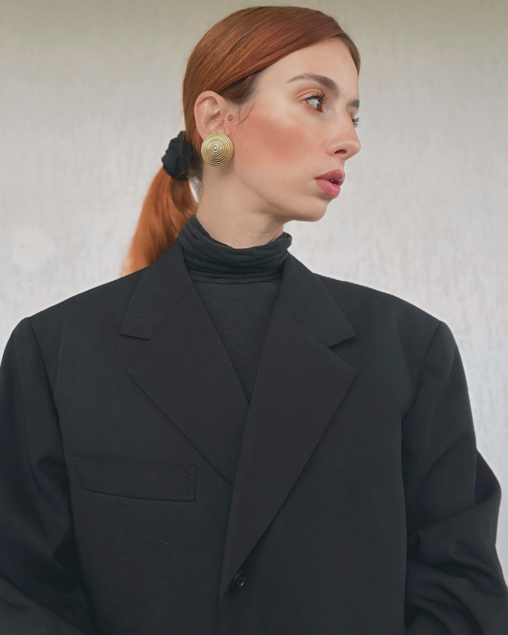 Blazer sartoriale monopetto revers punta di lancia