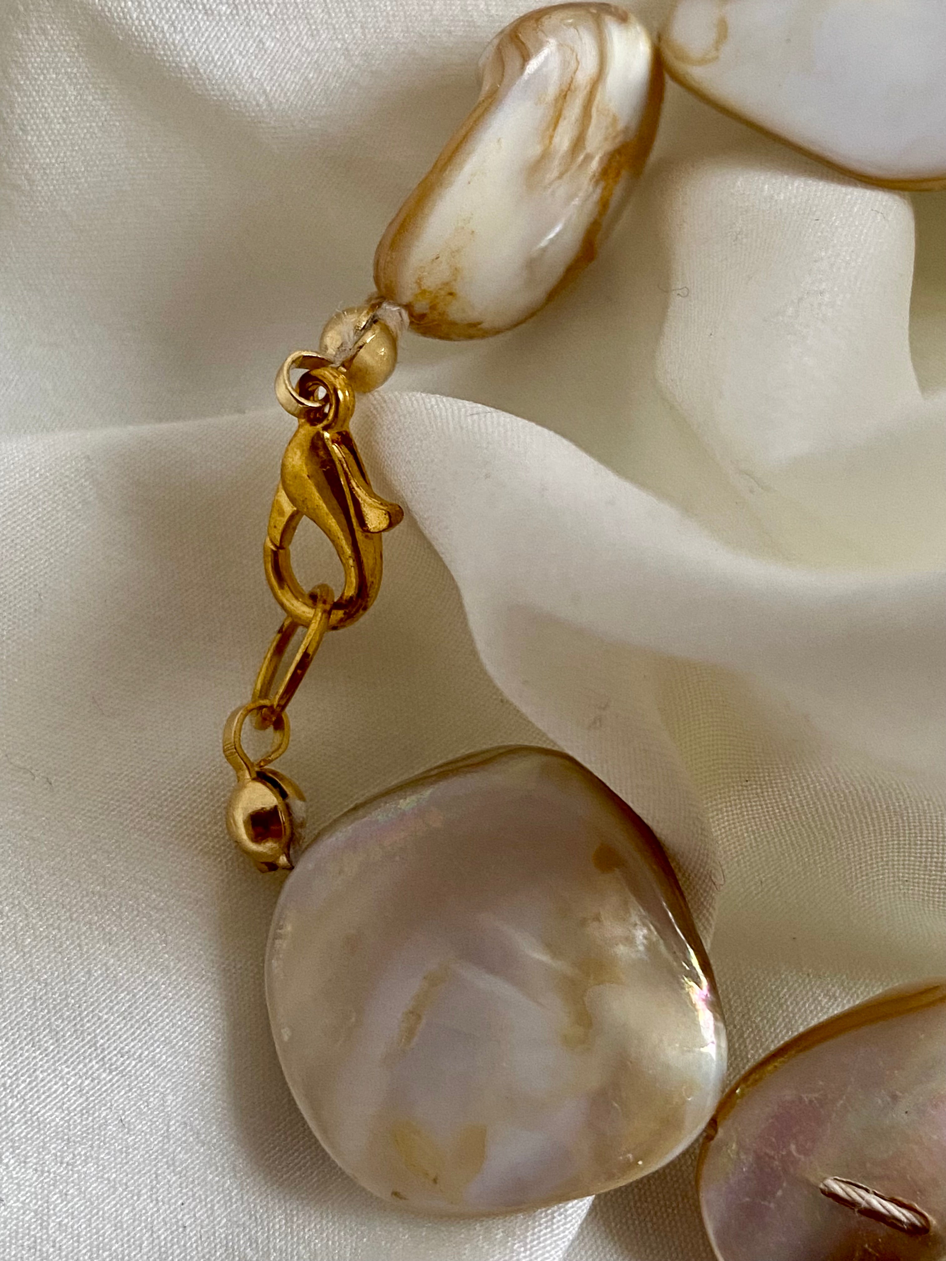 MAREA Parure in pura madreperla