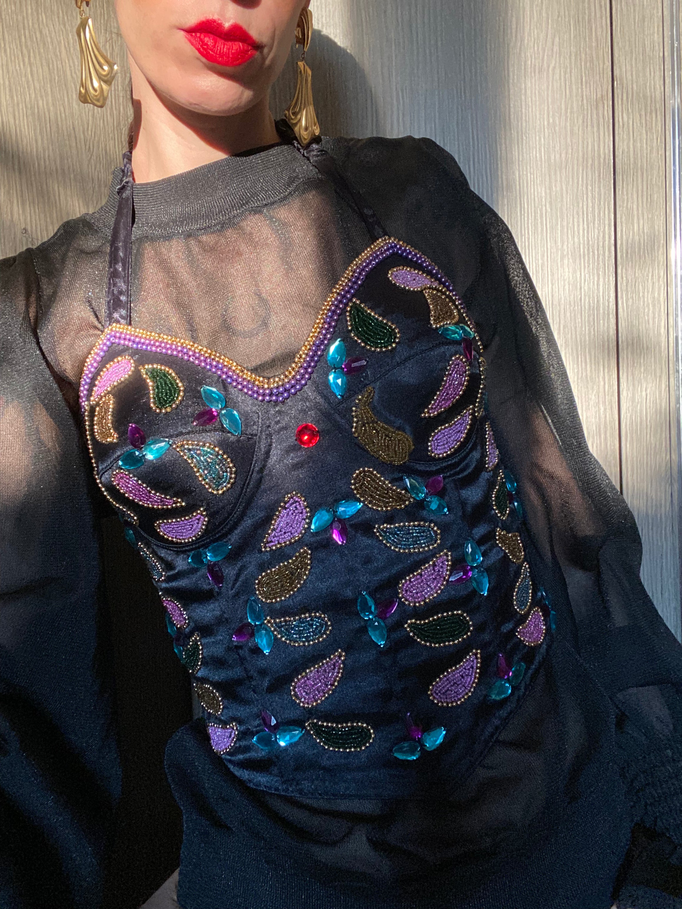 Corset balle avec pierres