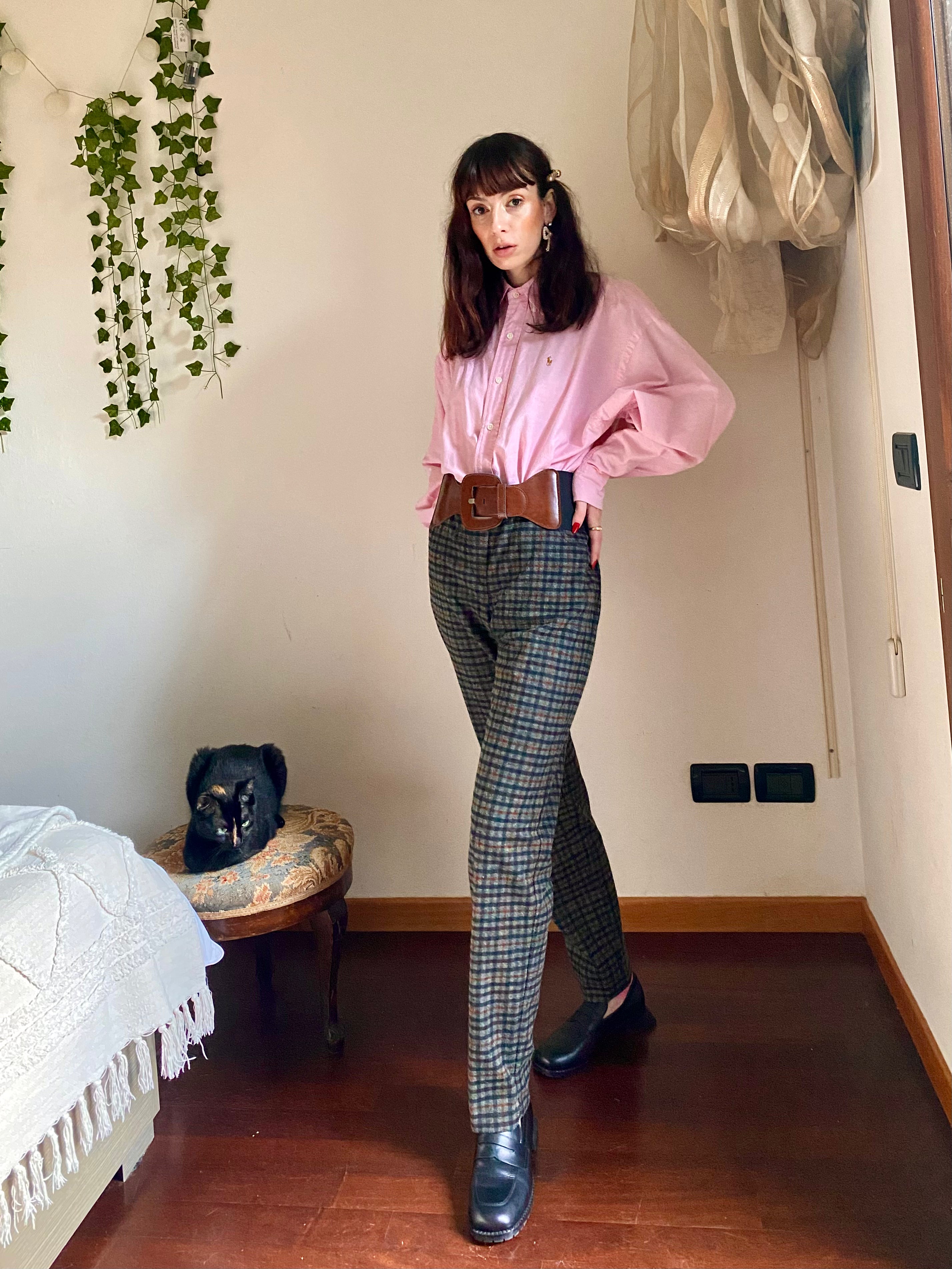 Carla Ferroni Pantalon Vichy