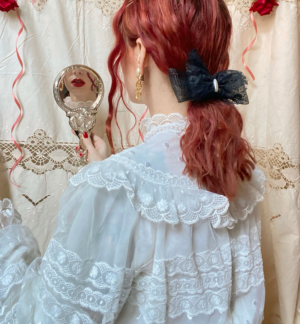 Fermaglio fiocco per capelli