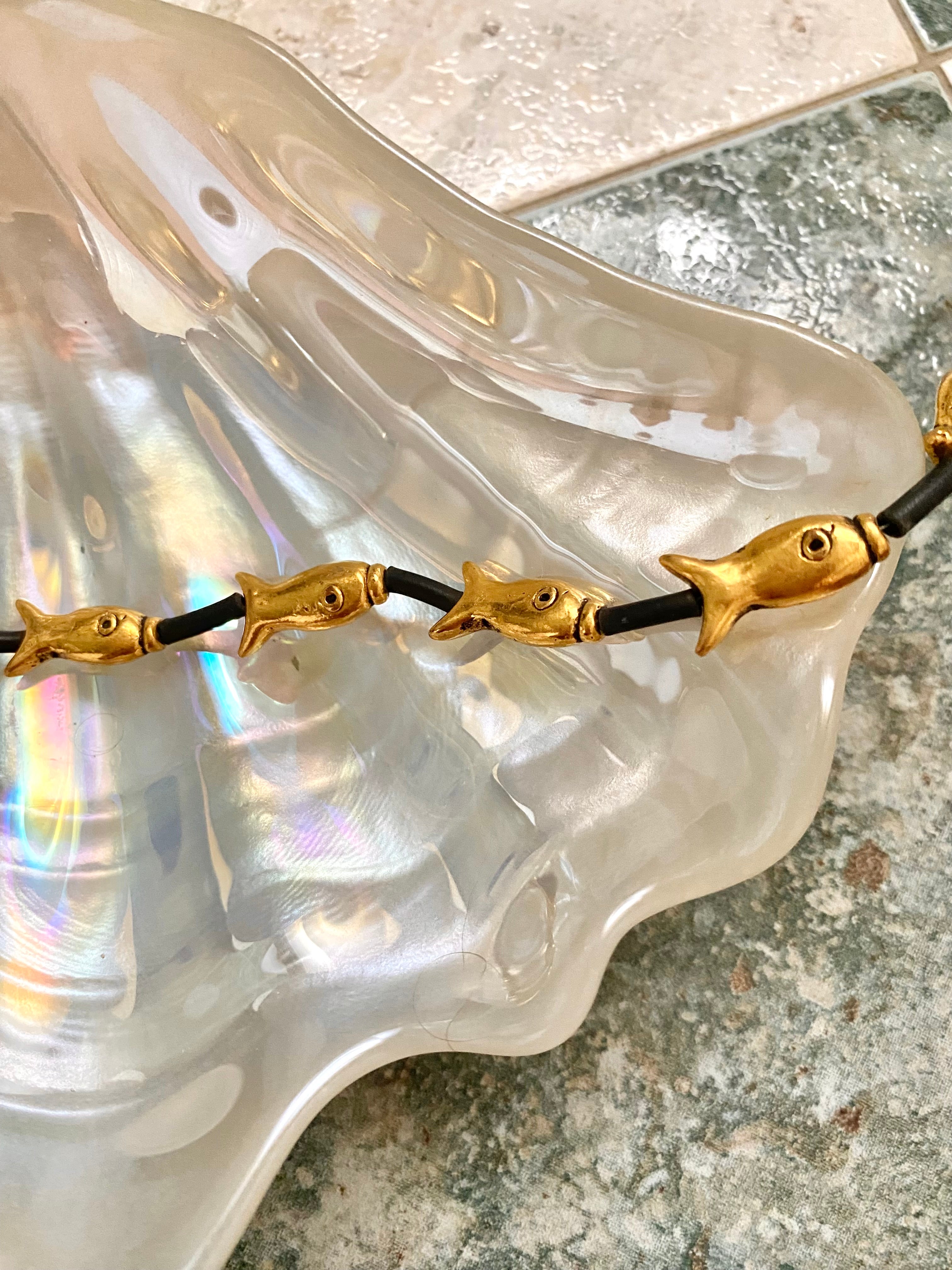 LAGUNA Collana girocollo con pesciolini