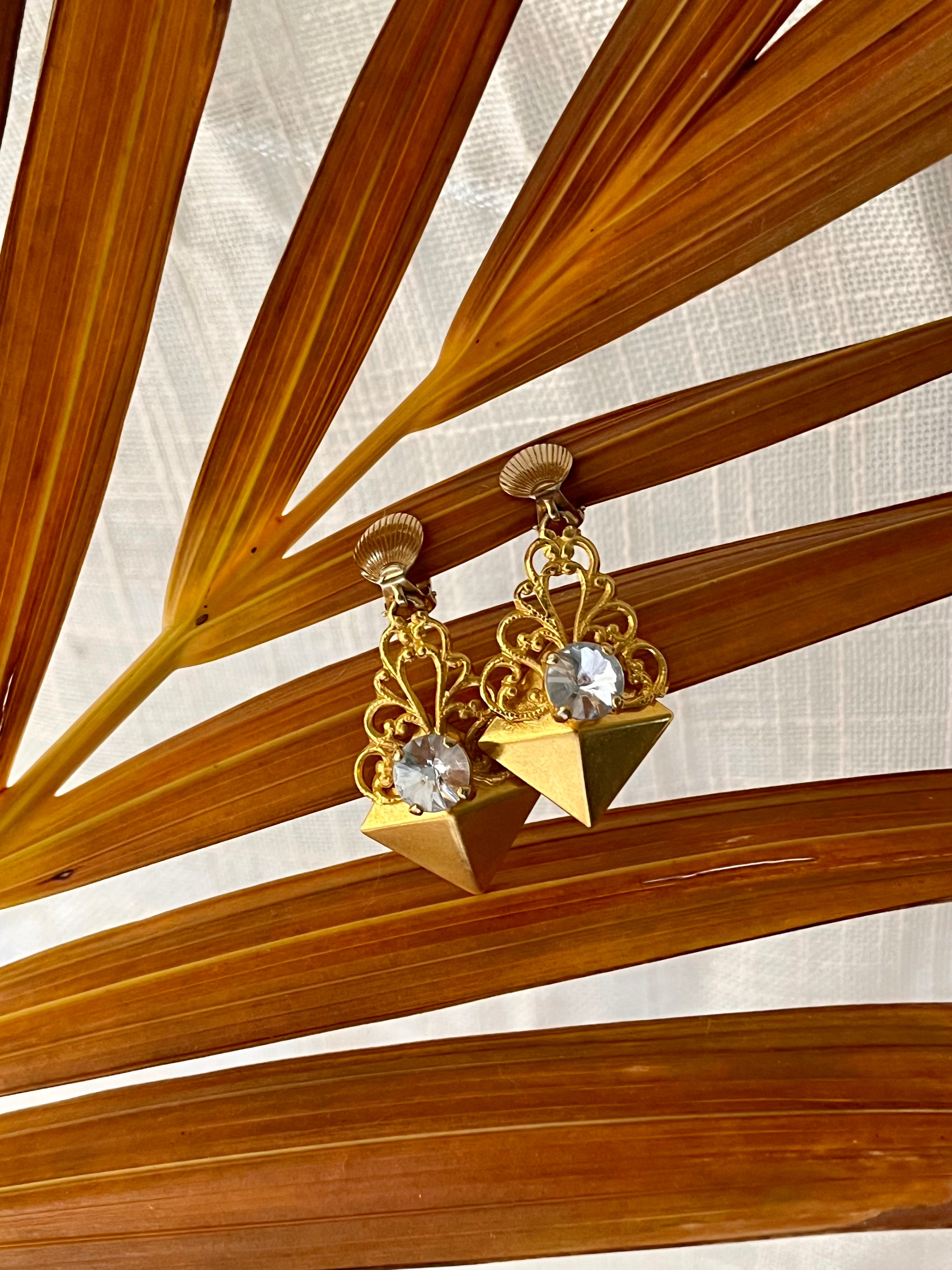 Rombo orecchini a clip