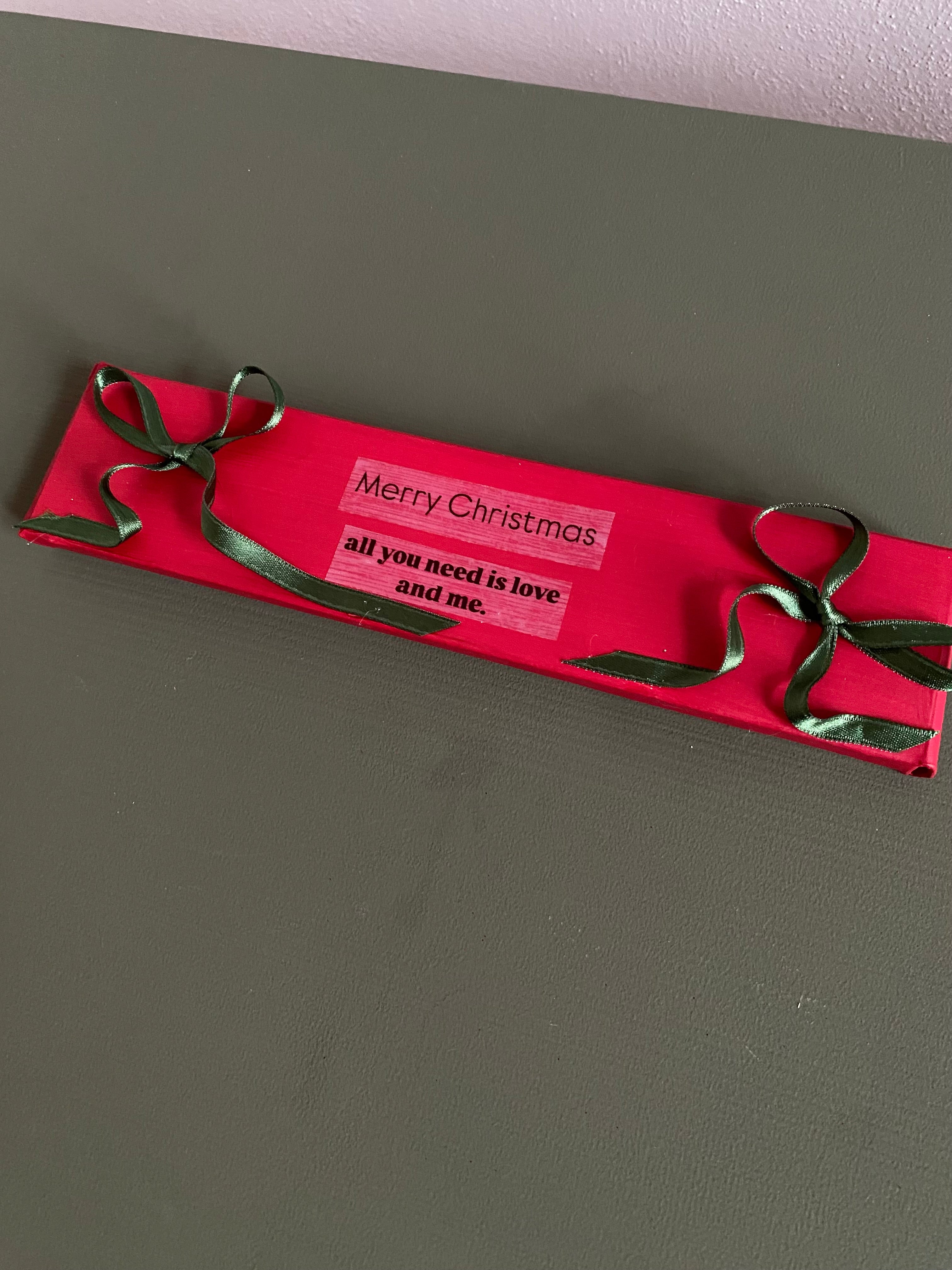 MERRY CHRISTMAS box incenso rosso