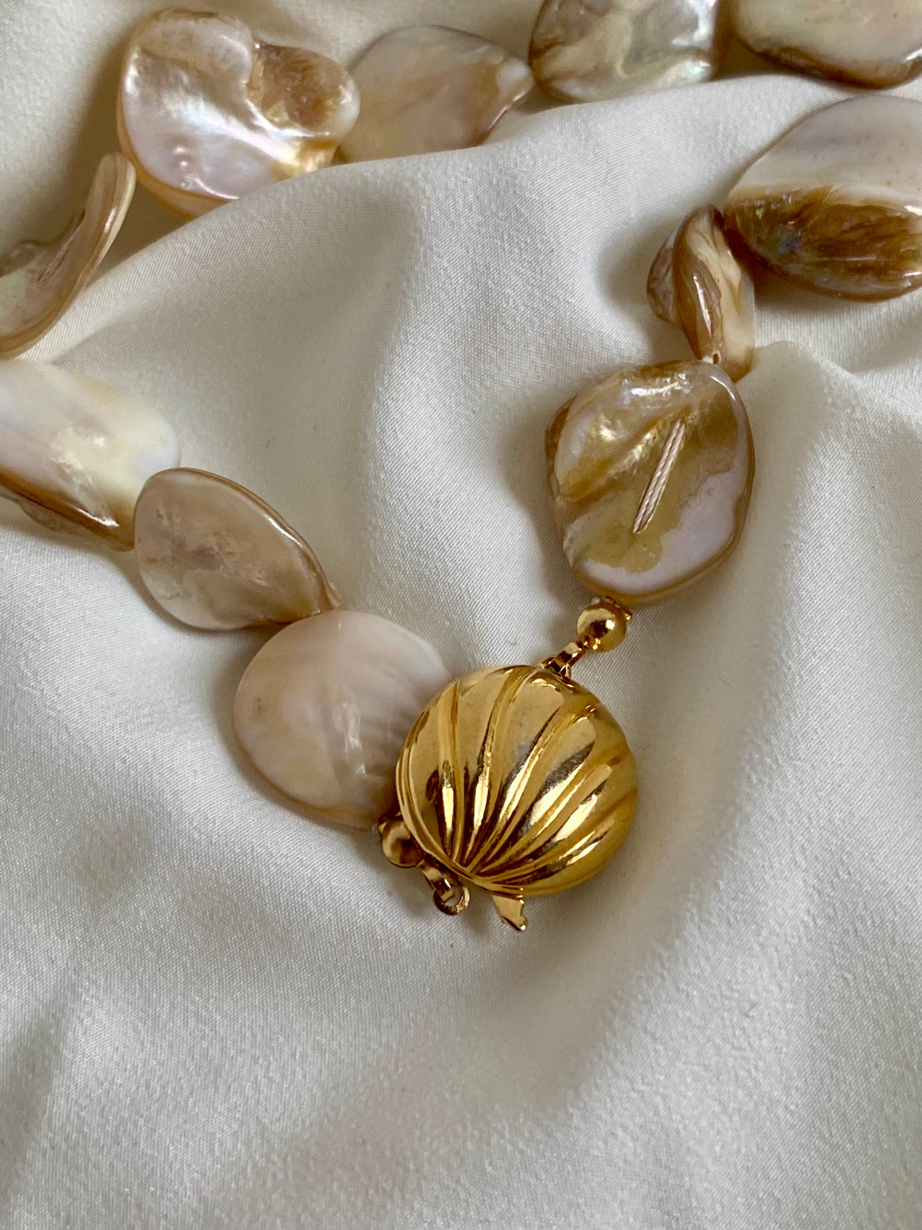 MAREA Parure in pura madreperla