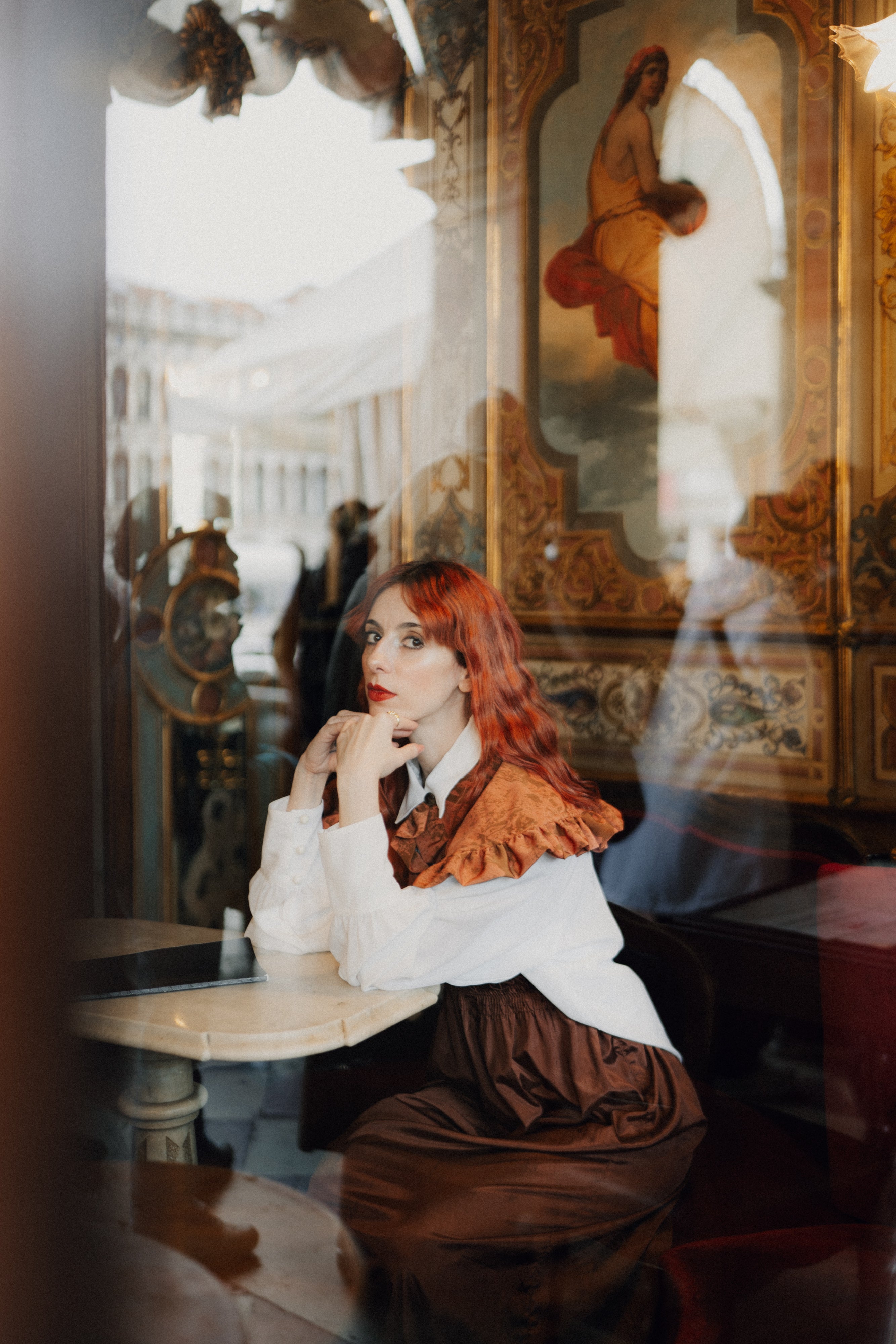 Maxi colletto Peter Pan con balze