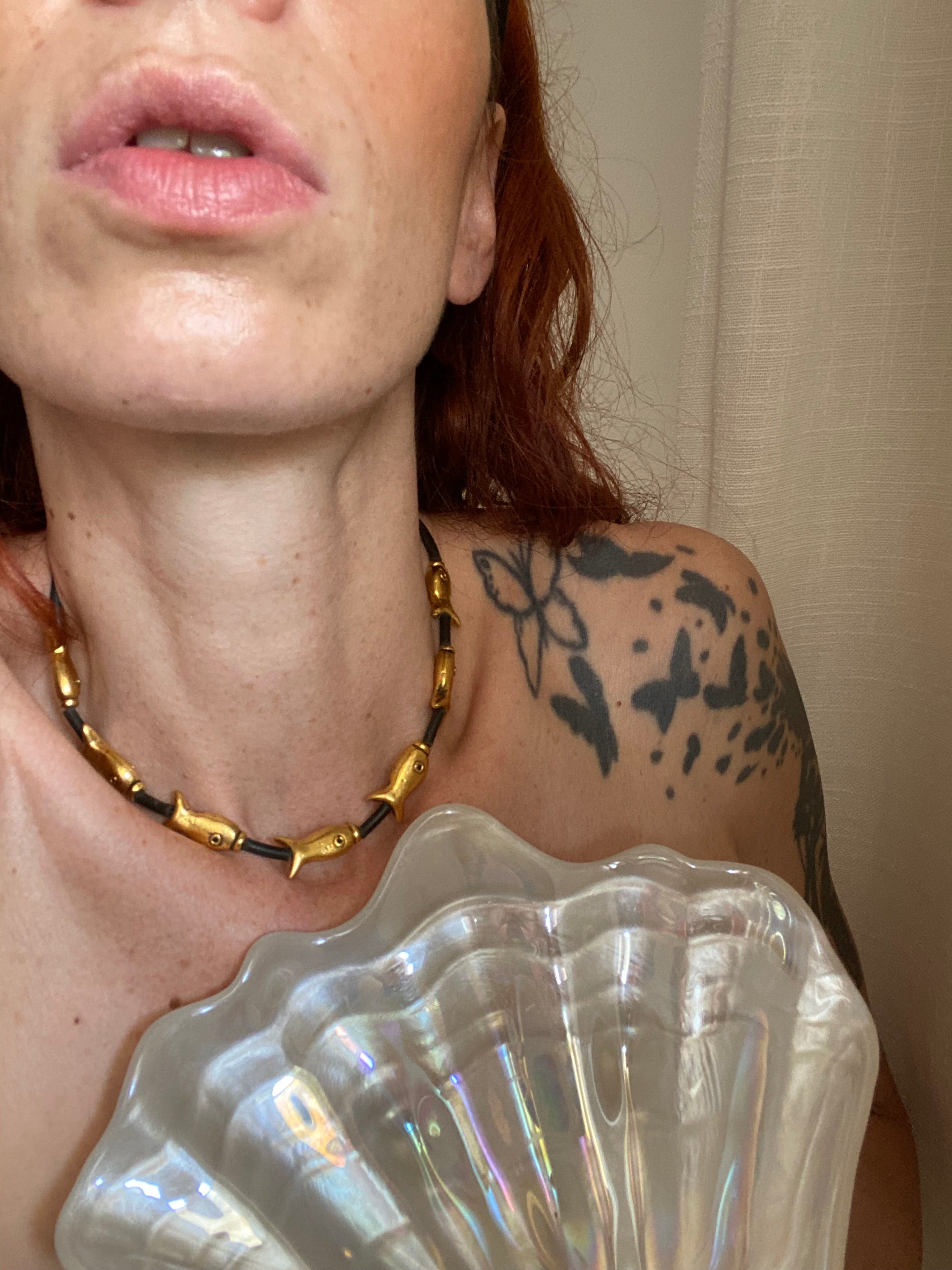 LAGUNA Collana girocollo con pesciolini