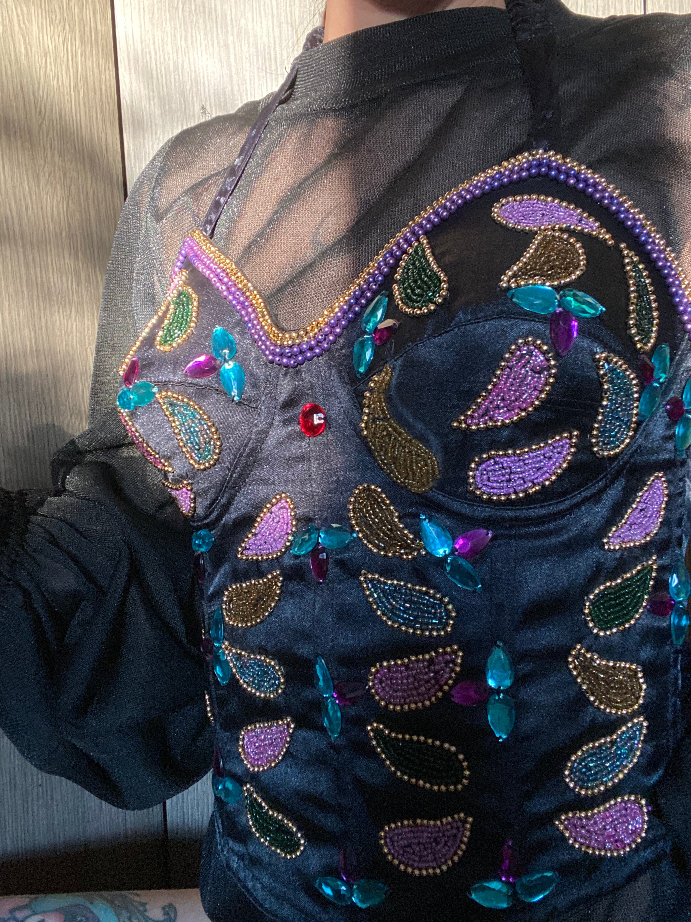 Corset balle avec pierres