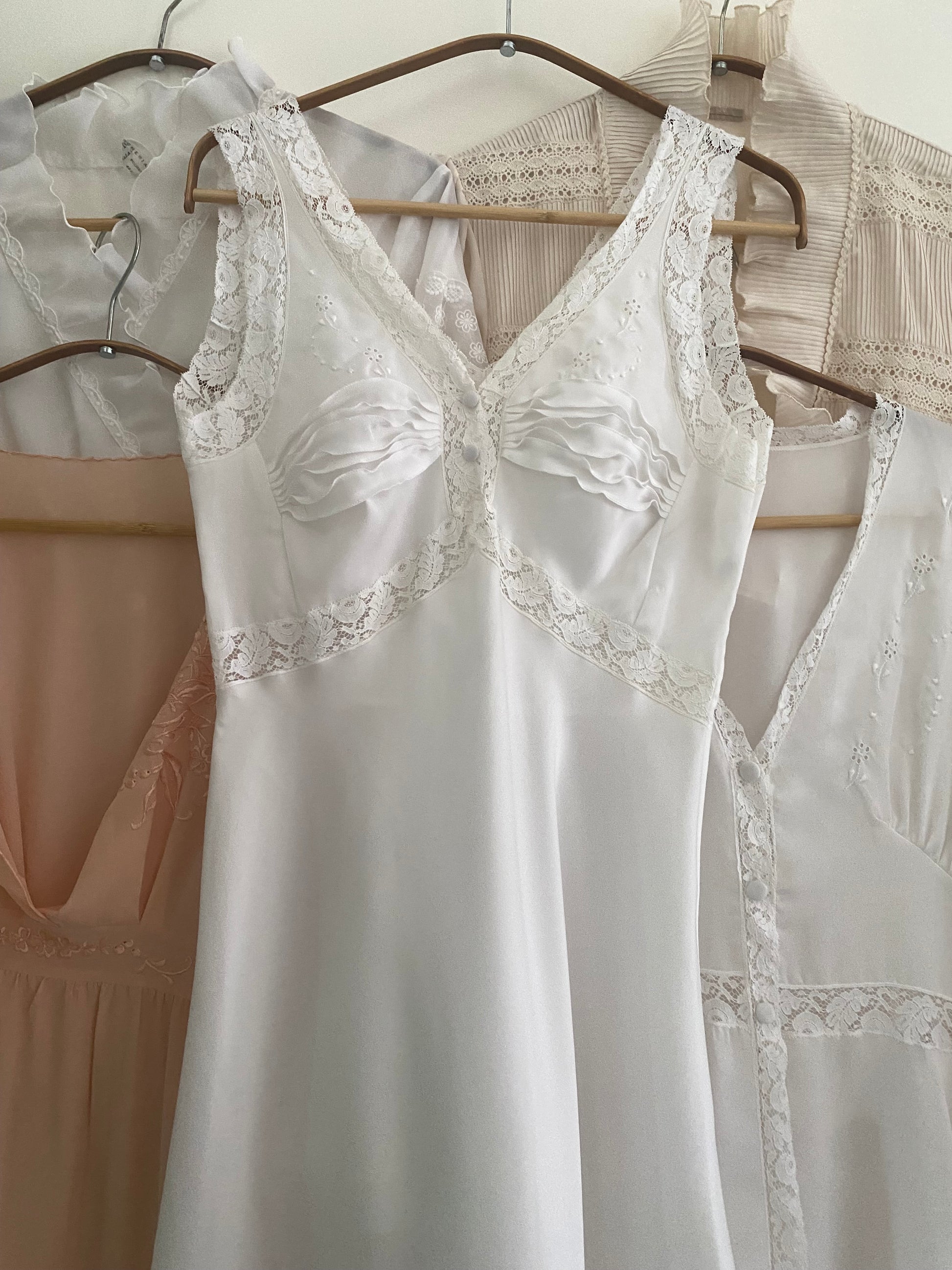 Set sottoveste e vestaglia anni ‘70s