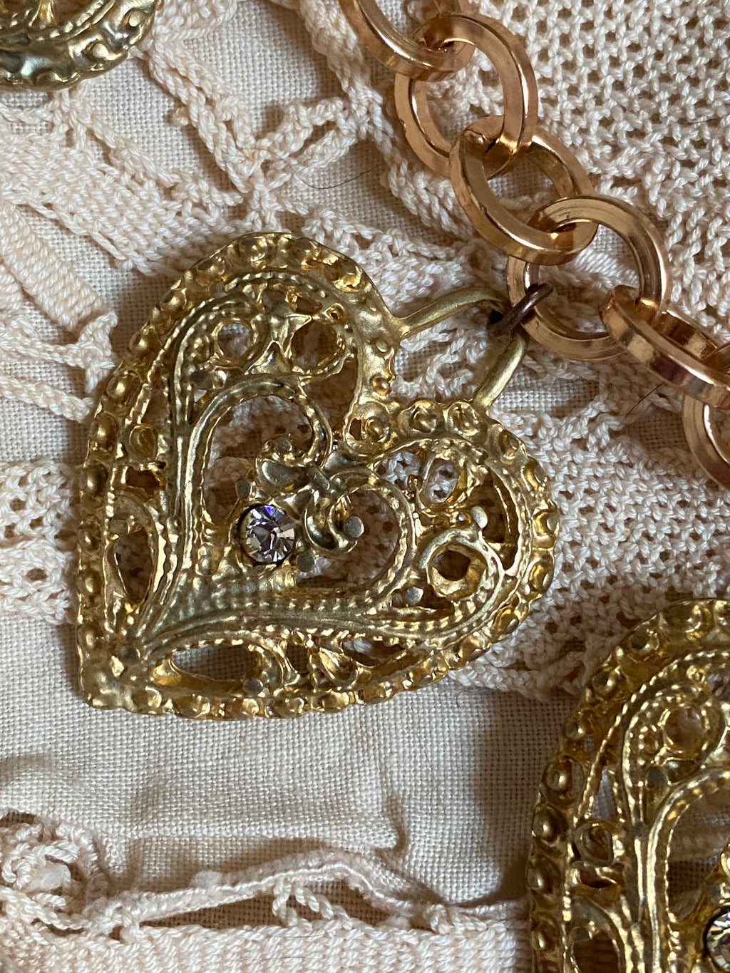 Cupido collana con cuori