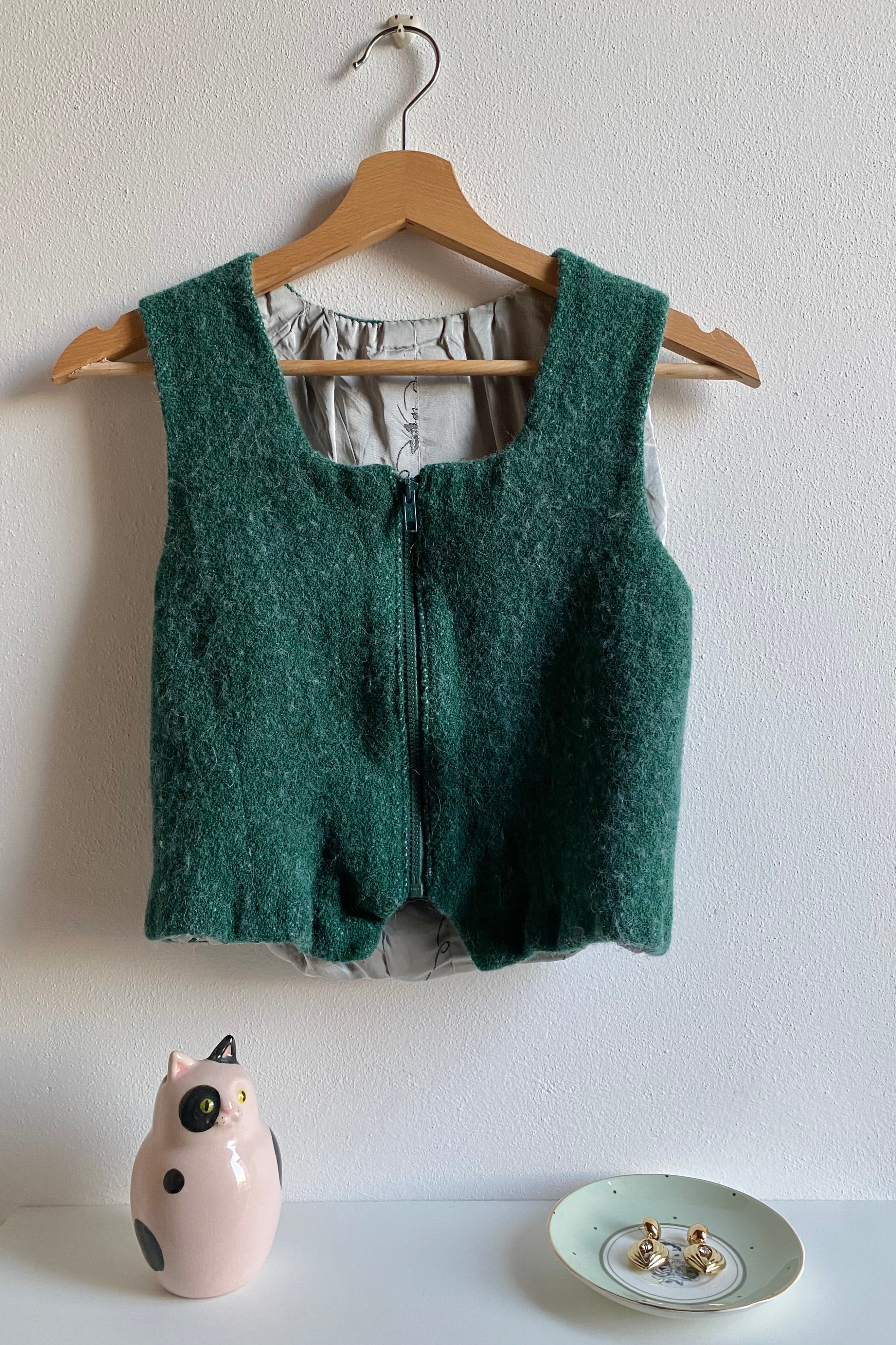 Set vintage sartoriale smeraldo