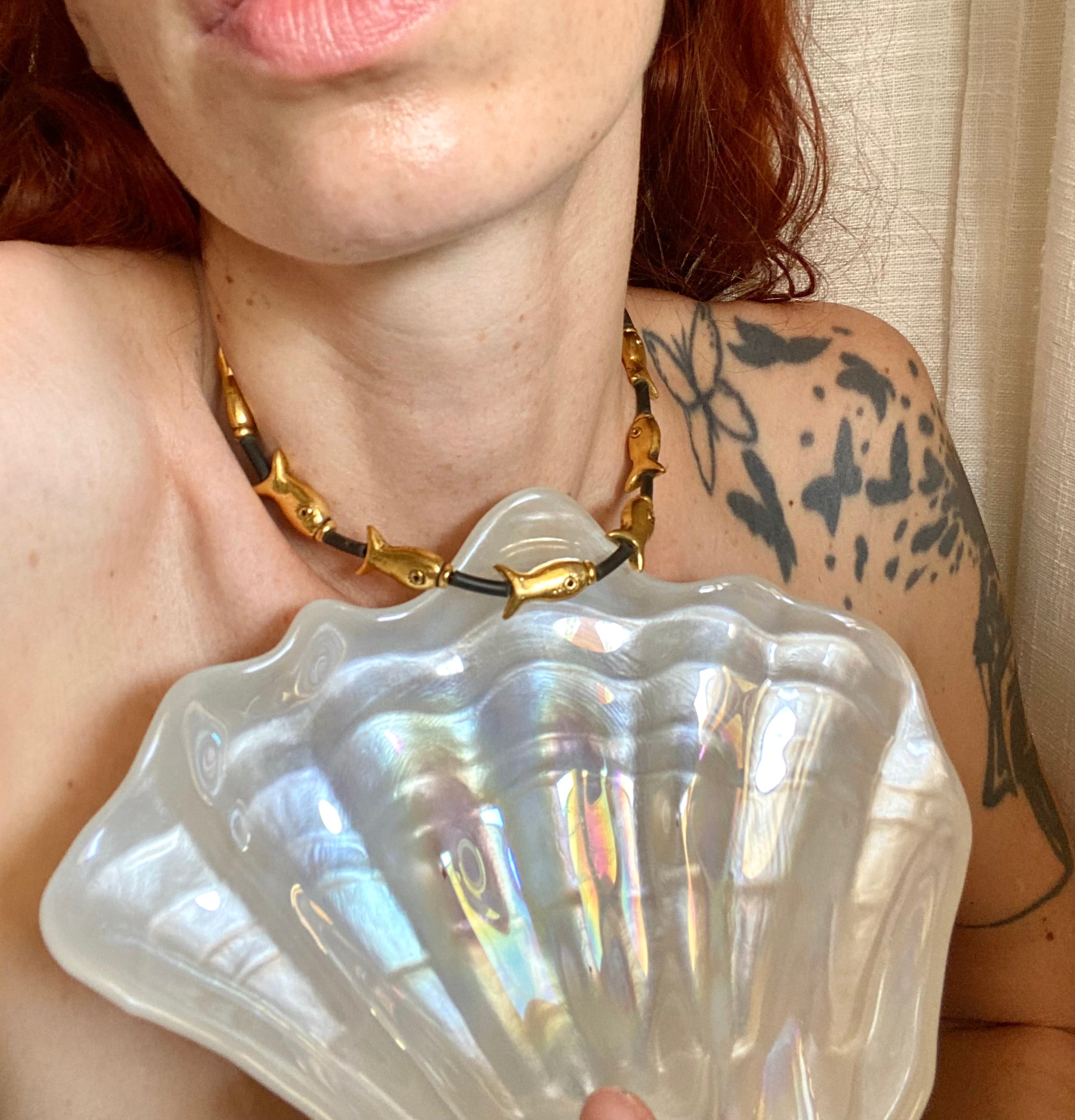 LAGUNA Collana girocollo con pesciolini