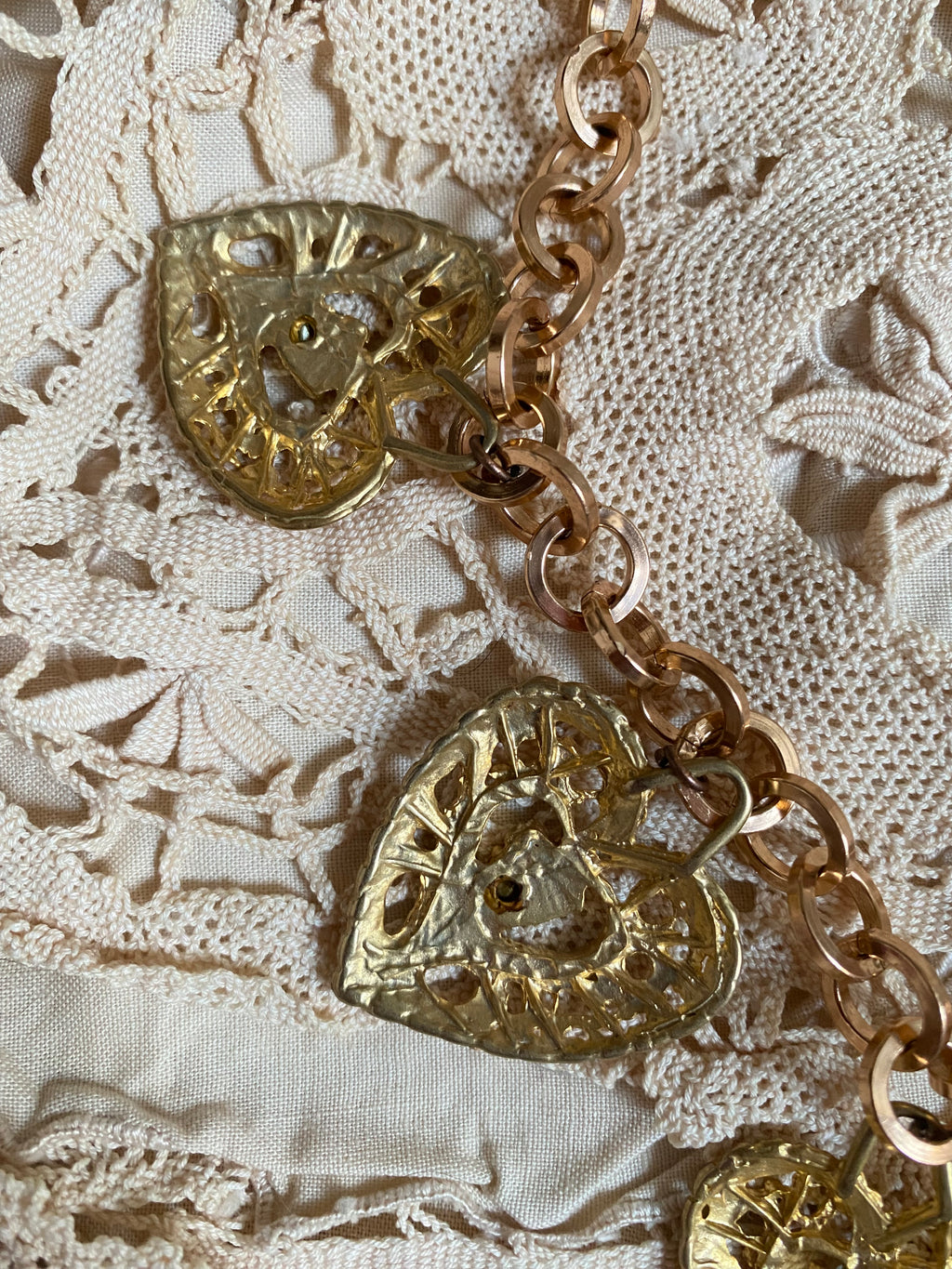 Cupido collana con cuori