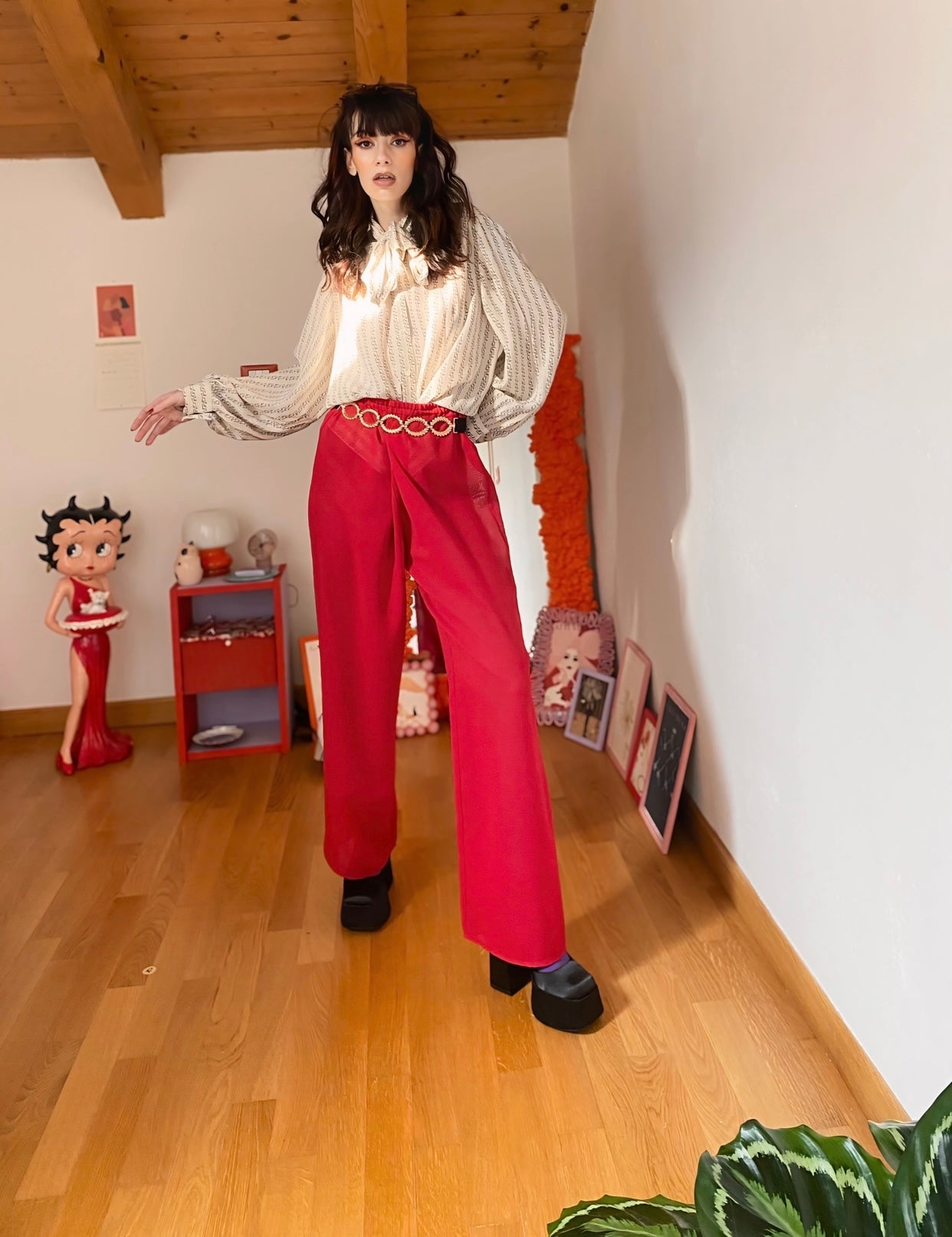 Pantalon transparent