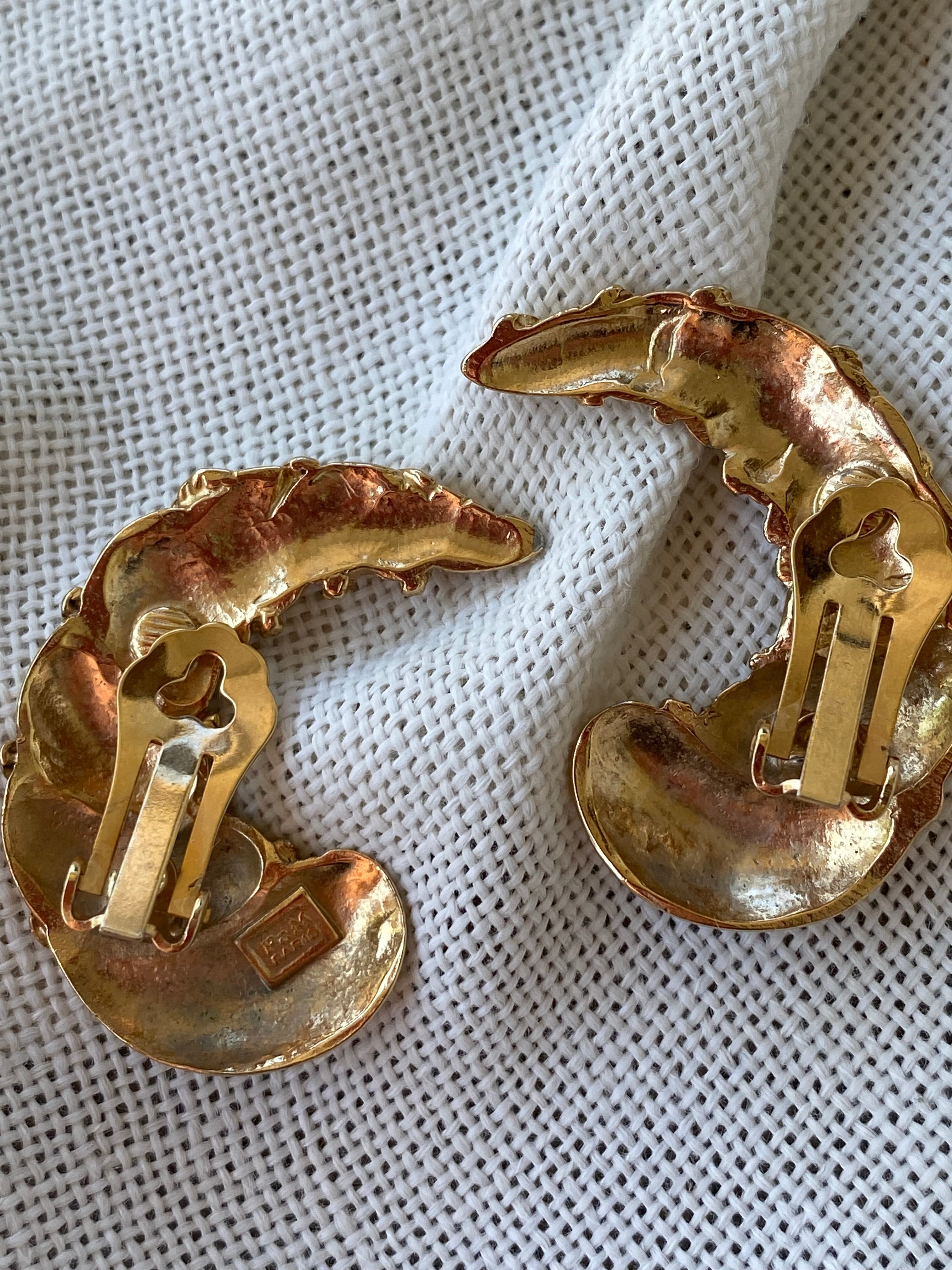 Nereide orecchini a clip a conchiglia by P&M Paris