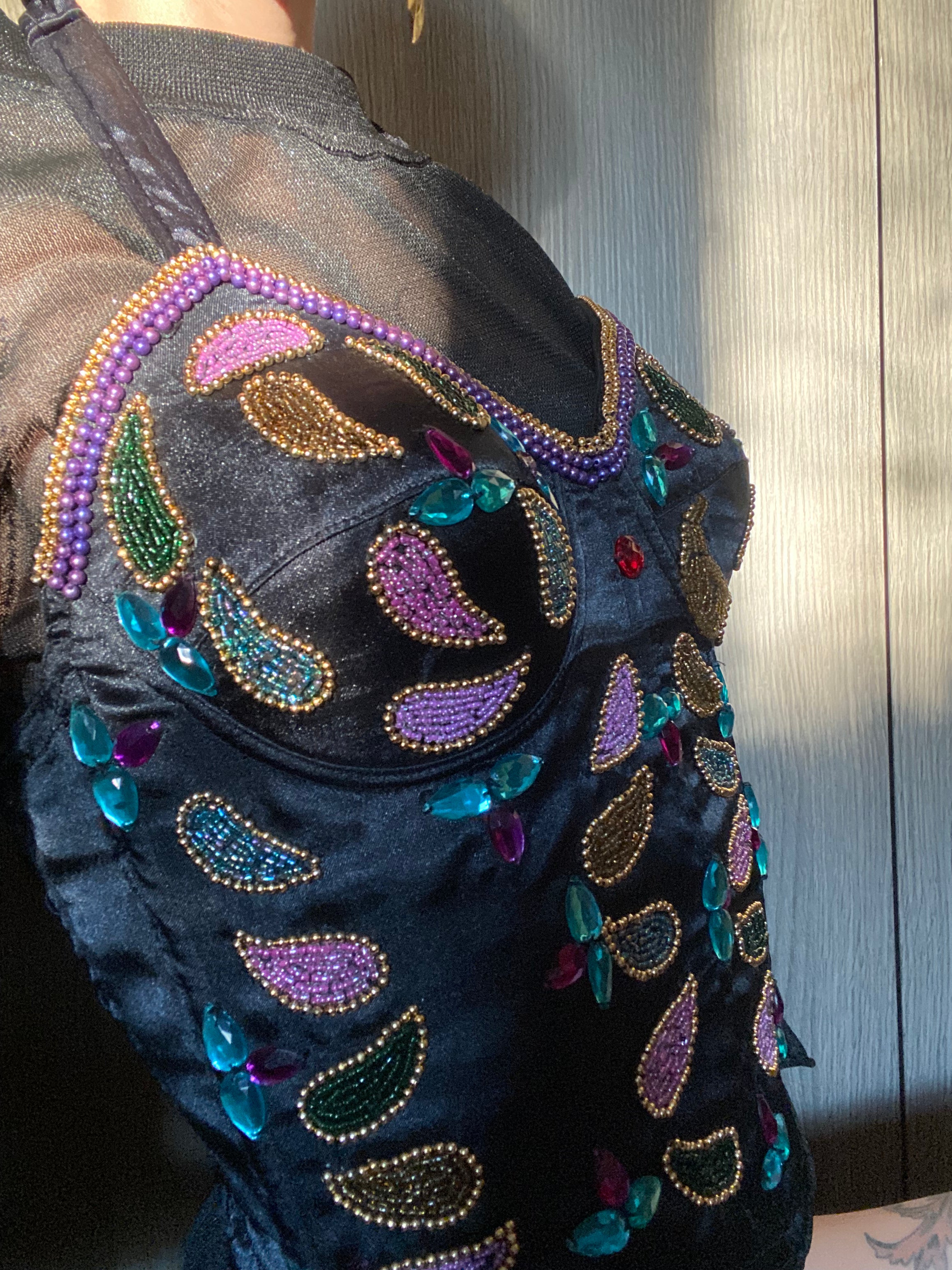 Corset balle avec pierres