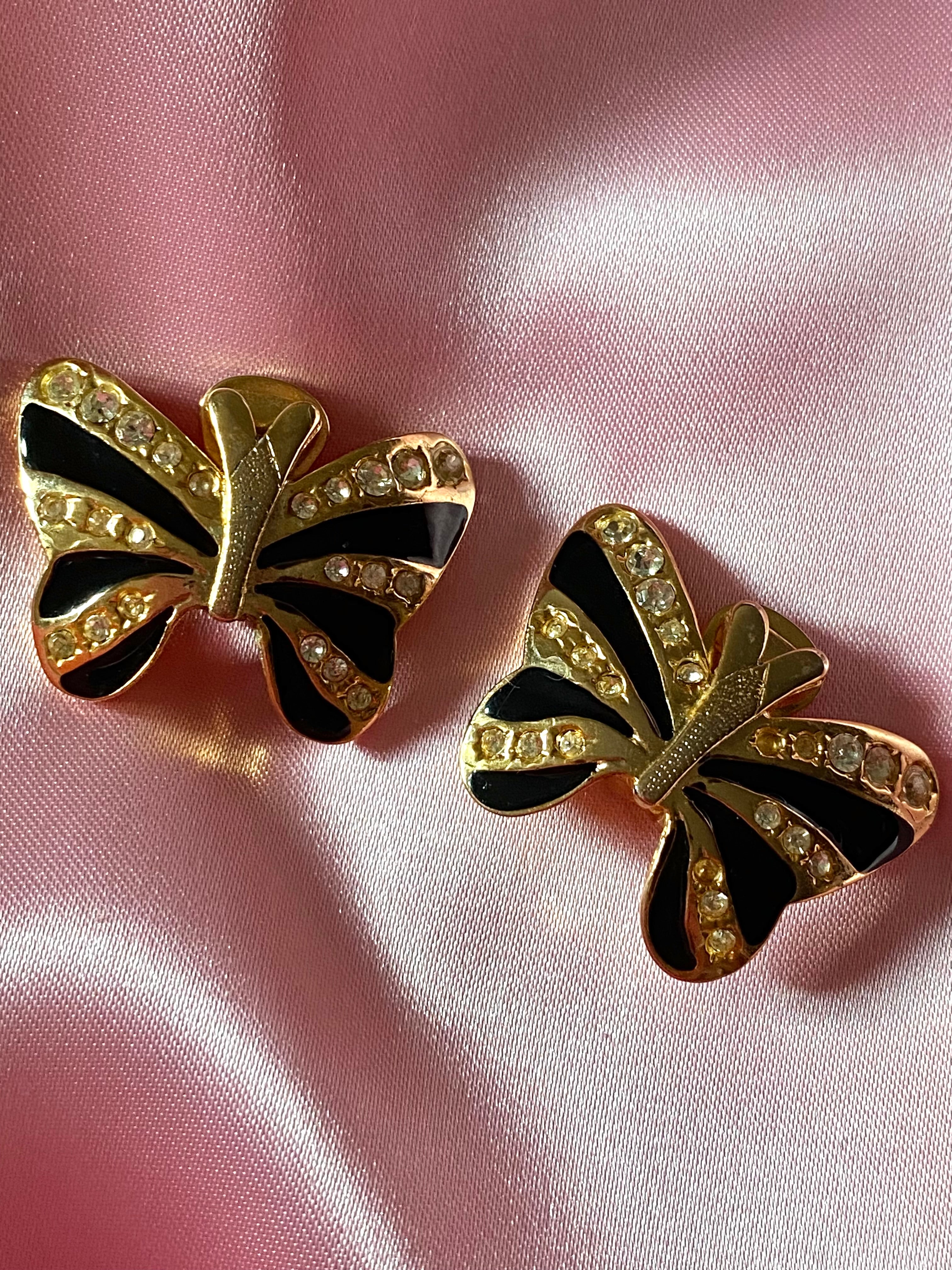 Orecchini a farfalla